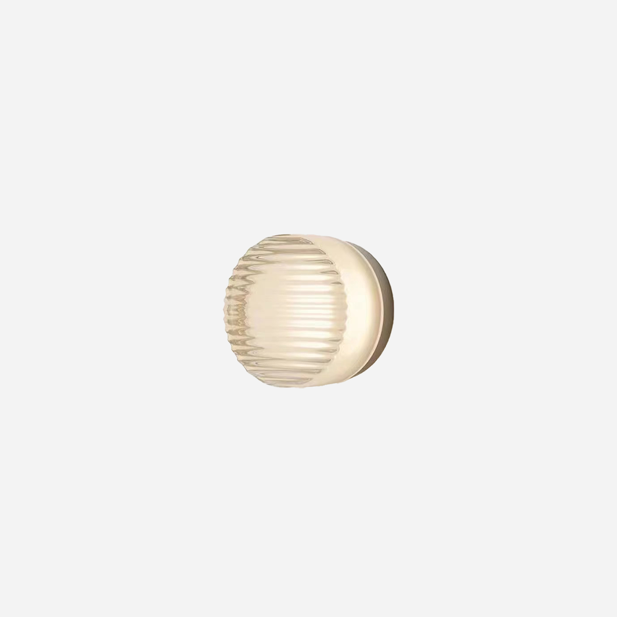 Jagged Round Wall Light