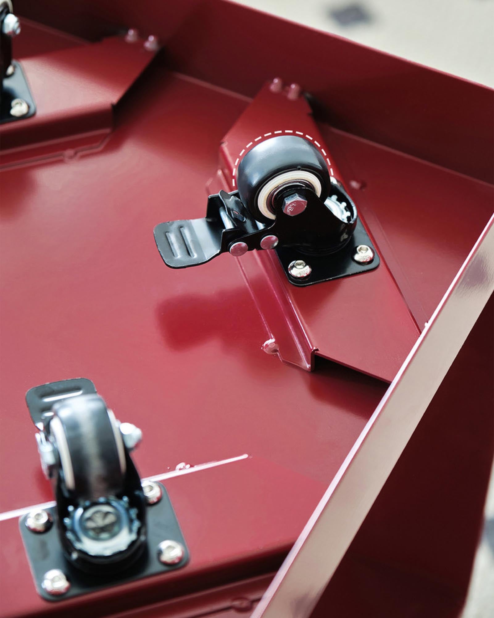 Cube Side Cabinet with Wheels