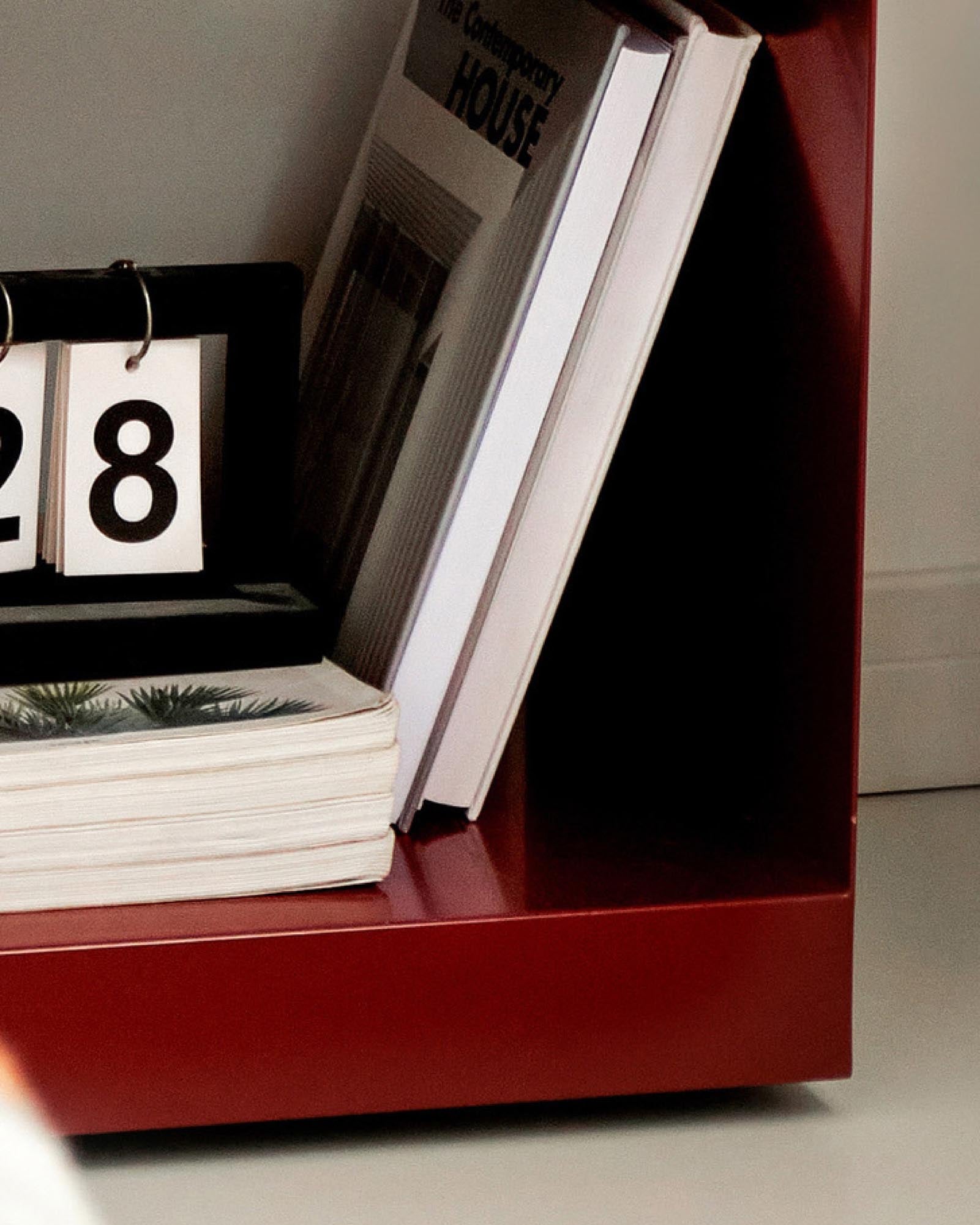 Cube Side Cabinet with Wheels