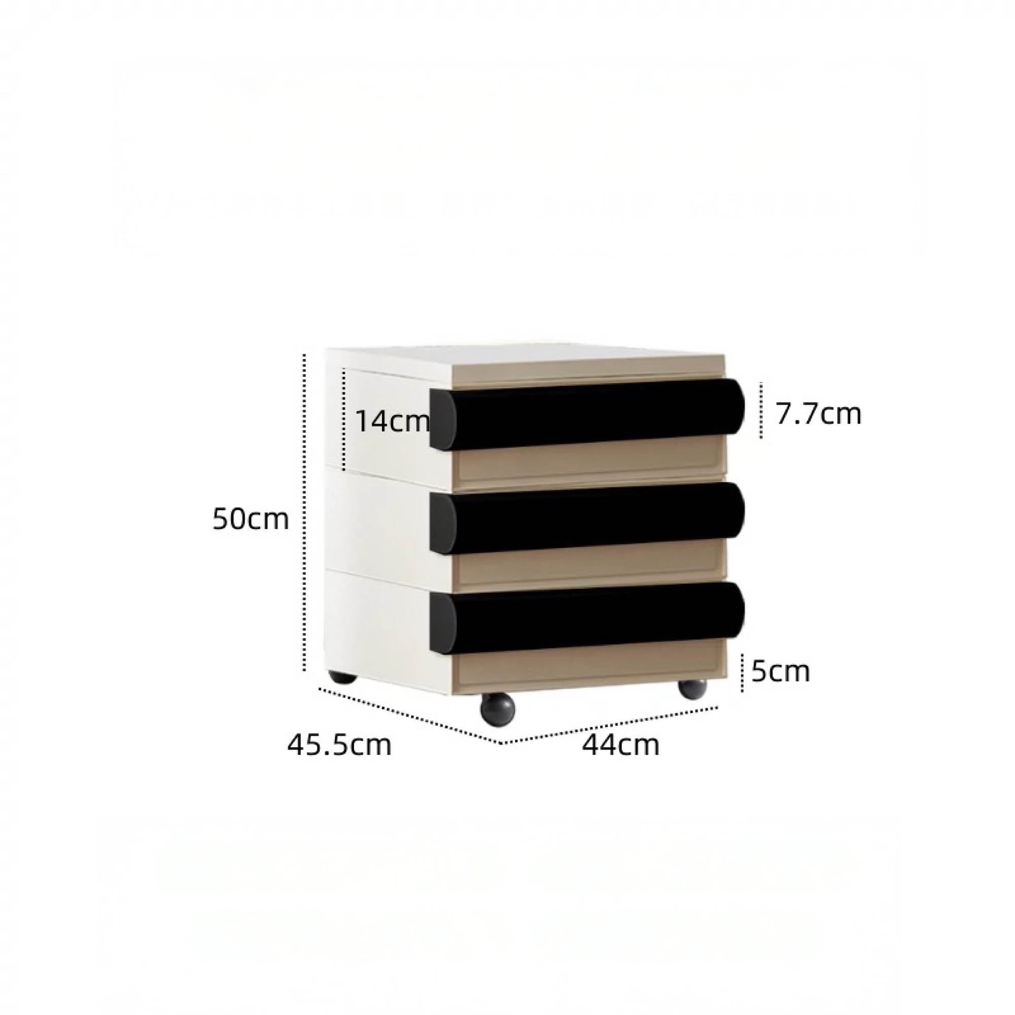 MONDO Mobile Storage Cabinet with Wheels (3 Tier)