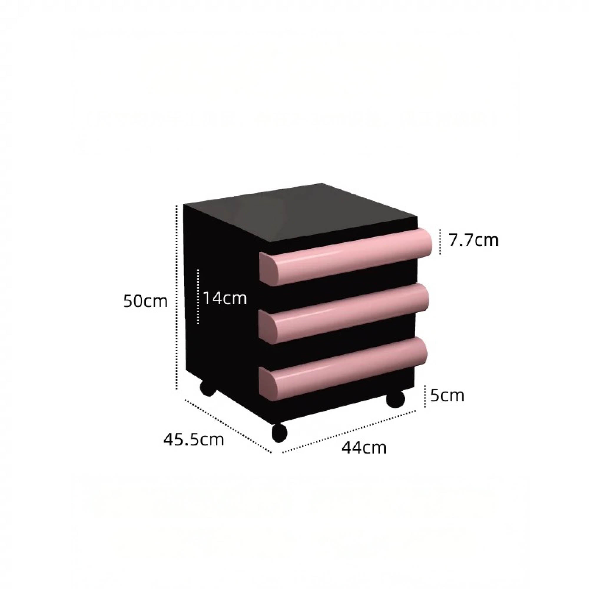 MONDO Mobile Storage Cabinet with Wheels (3 Tier)