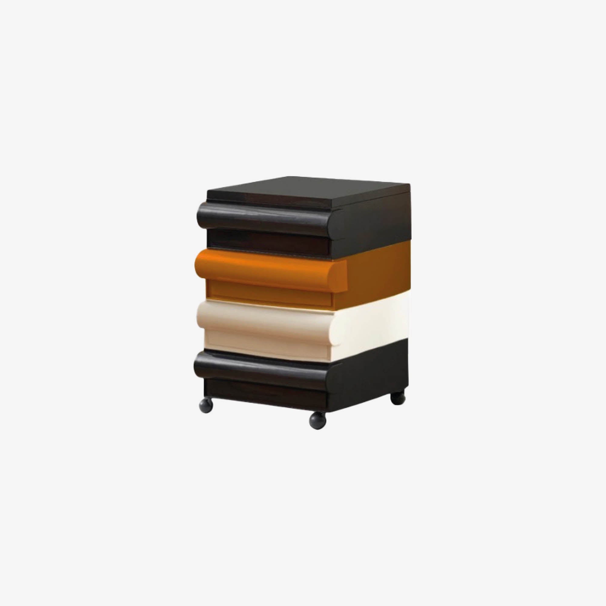 MONDO Mobile Storage Cabinet with Wheels (4 Tier)