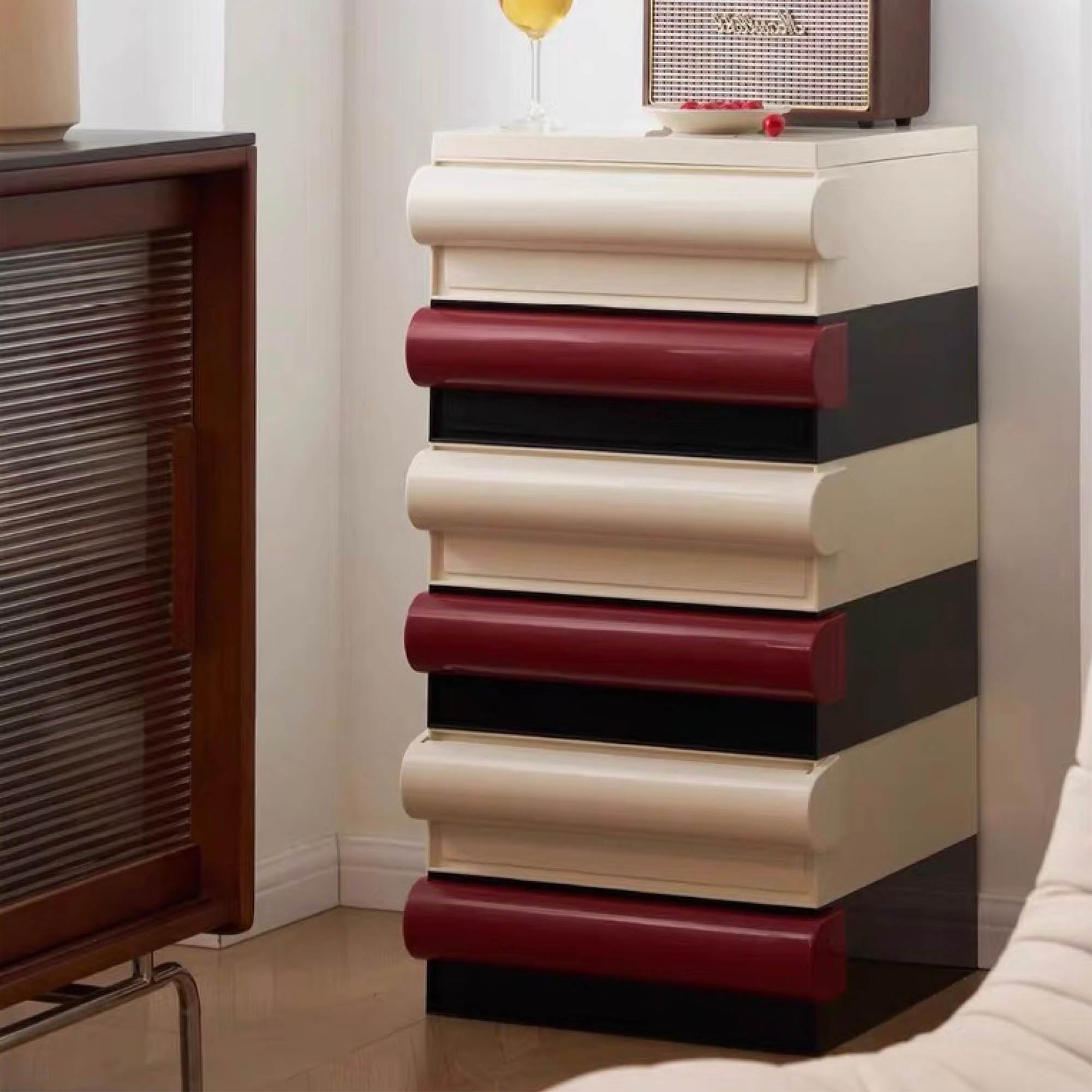 MONDO Mobile Storage Cabinet with Wheels (2 Tier)