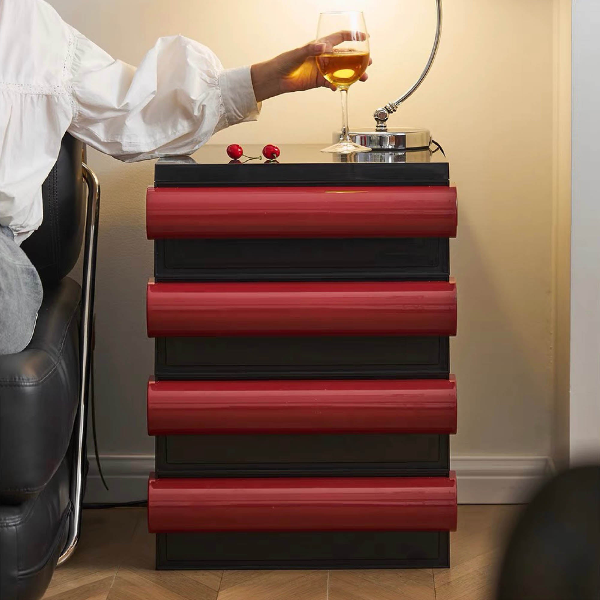 MONDO Mobile Storage Cabinet with Wheels (2 Tier)