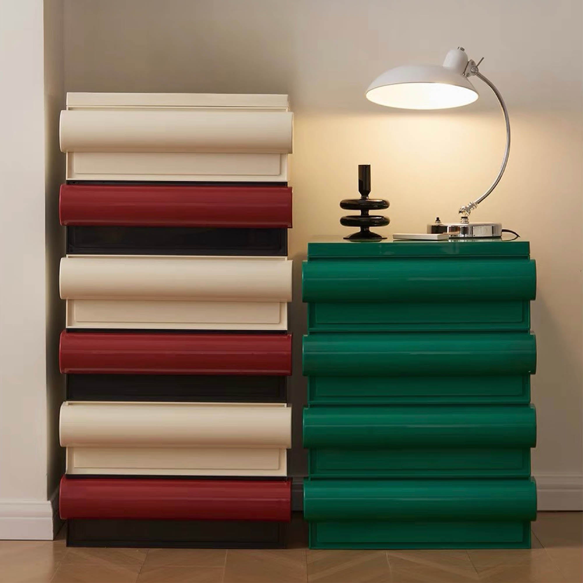 MONDO Mobile Storage Cabinet with Wheels (2 Tier)