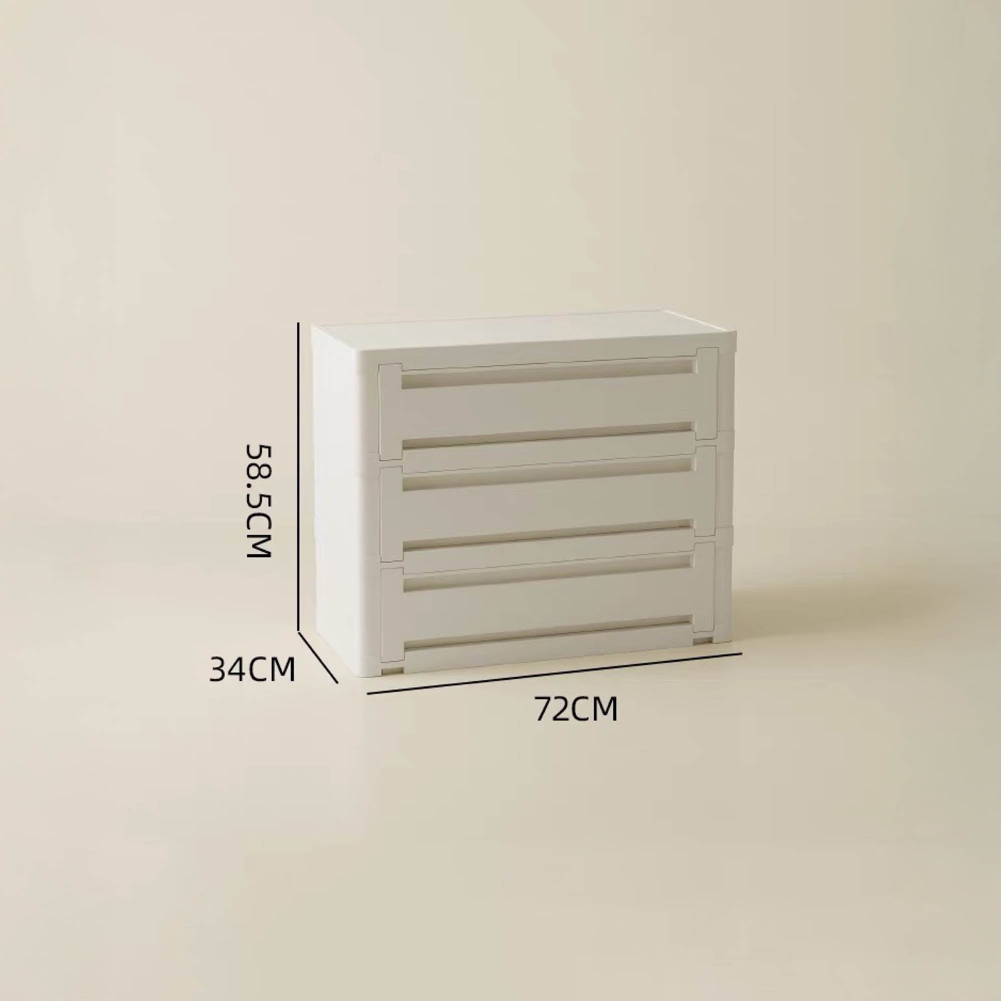 COLE Stackable Storage Cabinet (3 Tier)