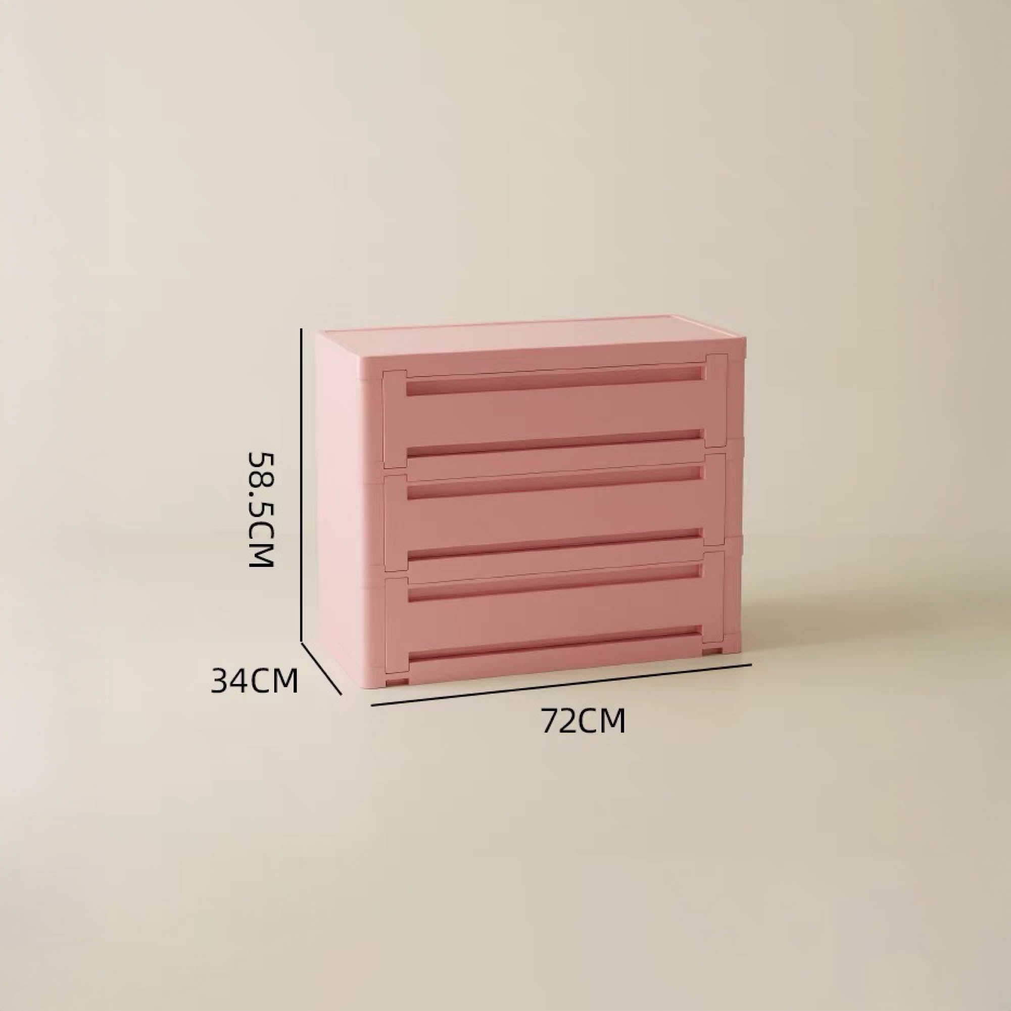 COLE Stackable Storage Cabinet (3 Tier)