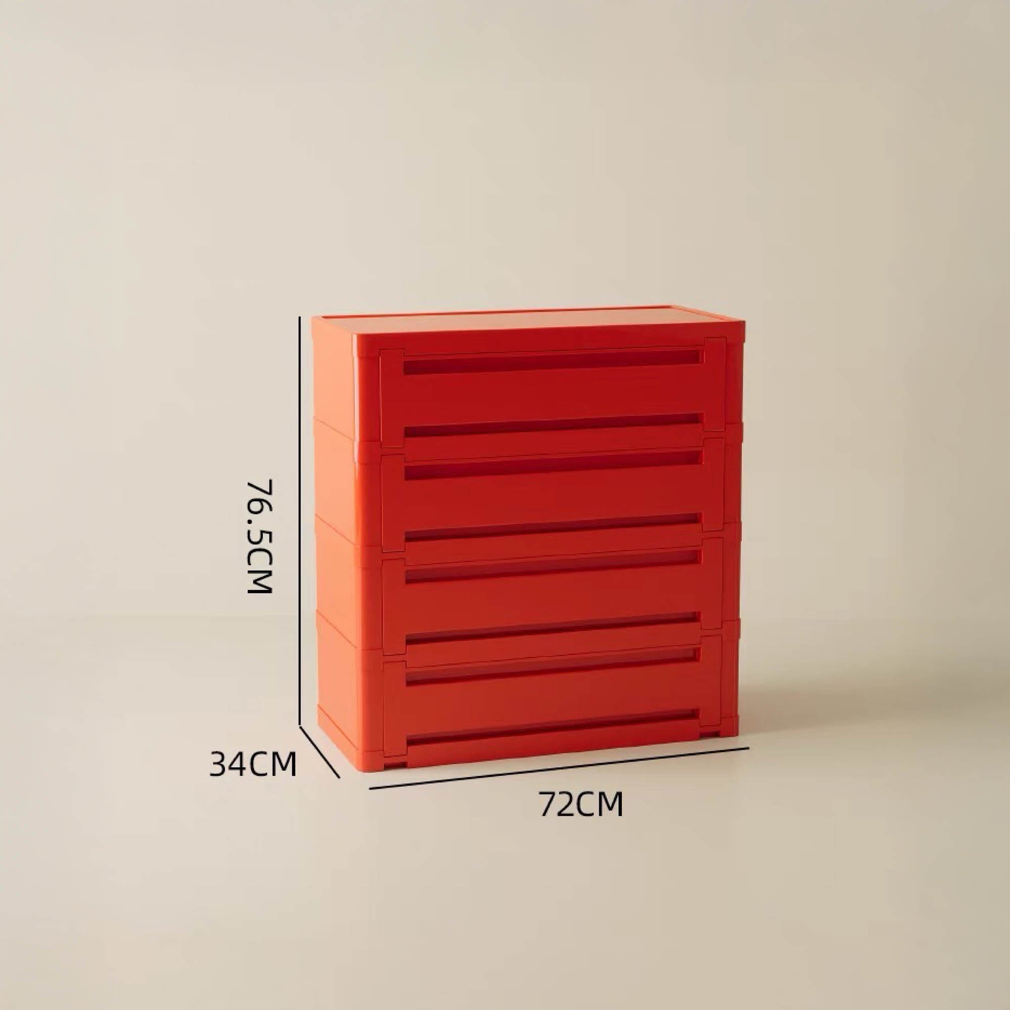 COLE Stackable Storage Cabinet (4 Tier)