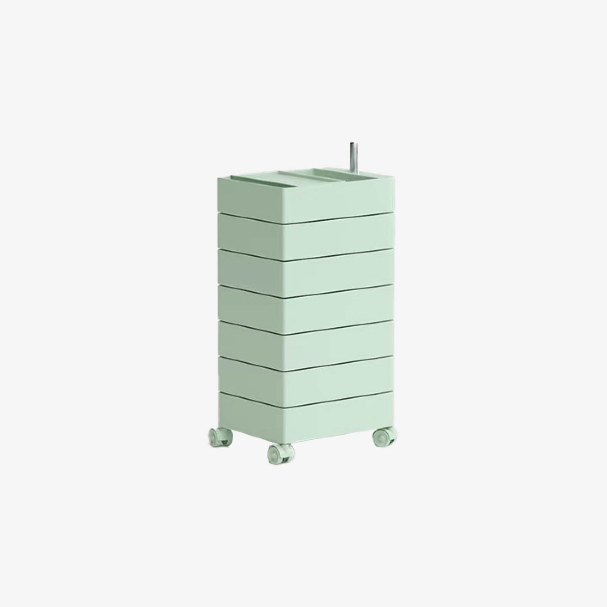 TOBI Mobile Storage Cabinet with Wheels (7 Tier)