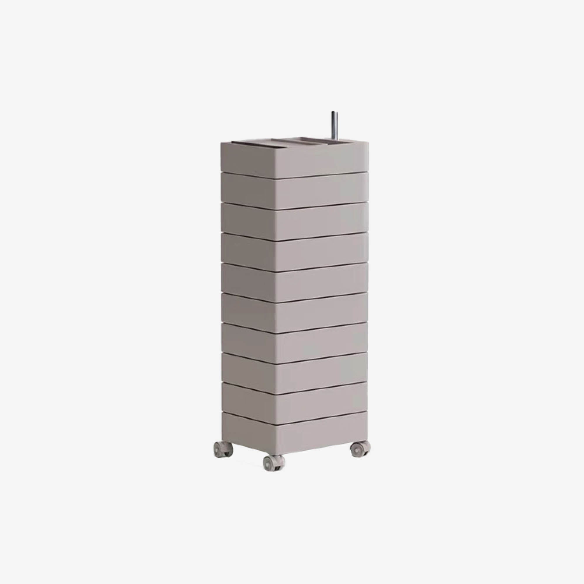 TOBI Mobile Storage Cabinet with Wheels (11 Tier)