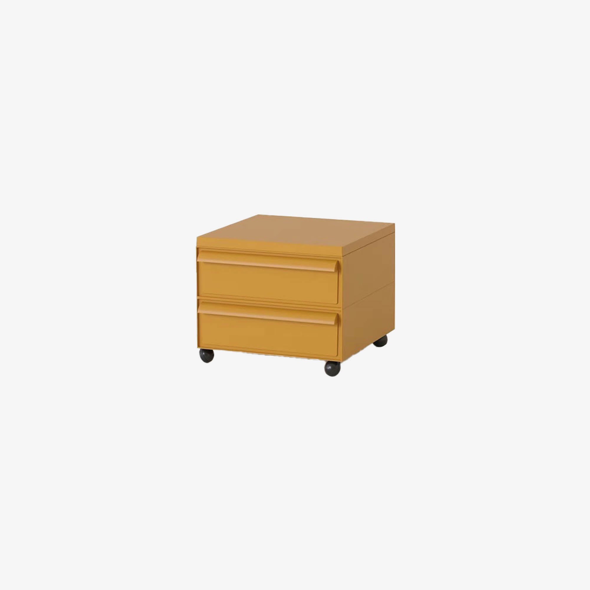 BYRON Mobile Storage Cabinet with Wheels (2 Tier)