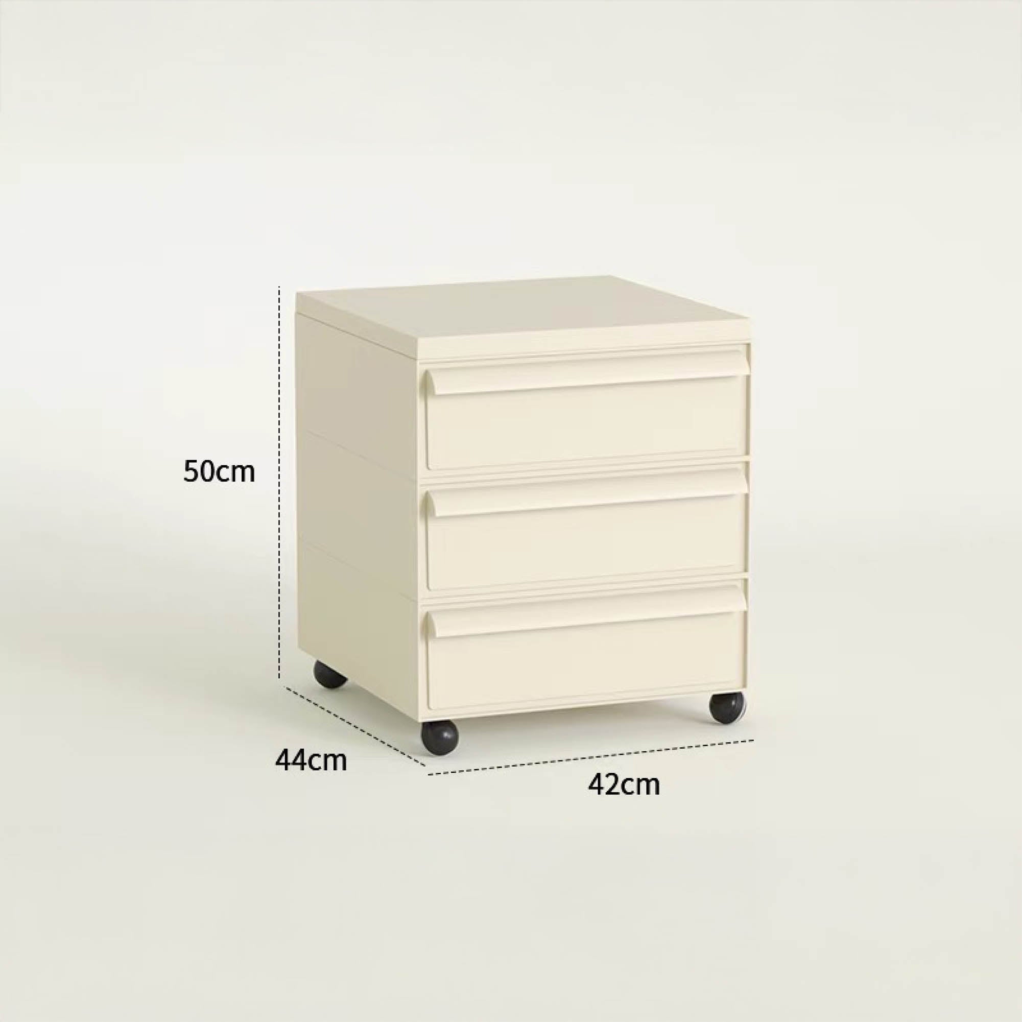 BYRON Mobile Storage Cabinet with Wheels (3 Tier)