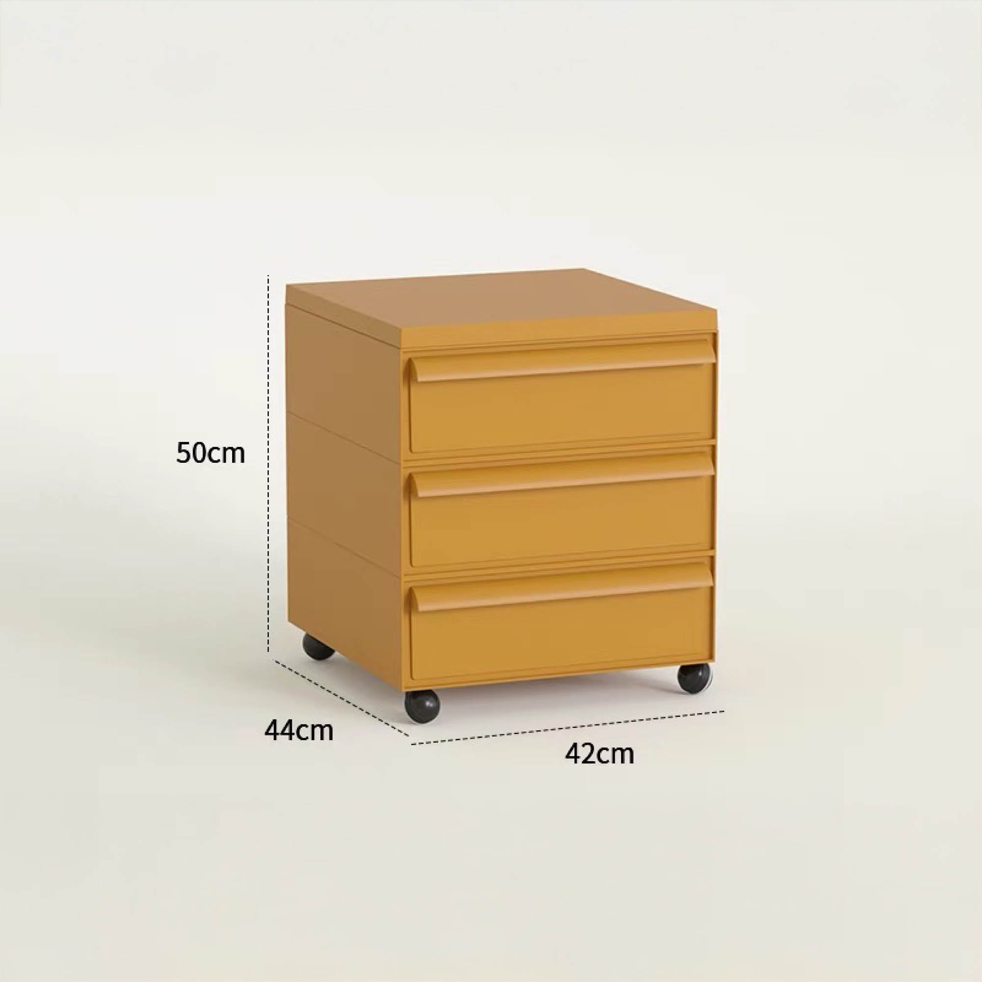 BYRON Mobile Storage Cabinet with Wheels (3 Tier)