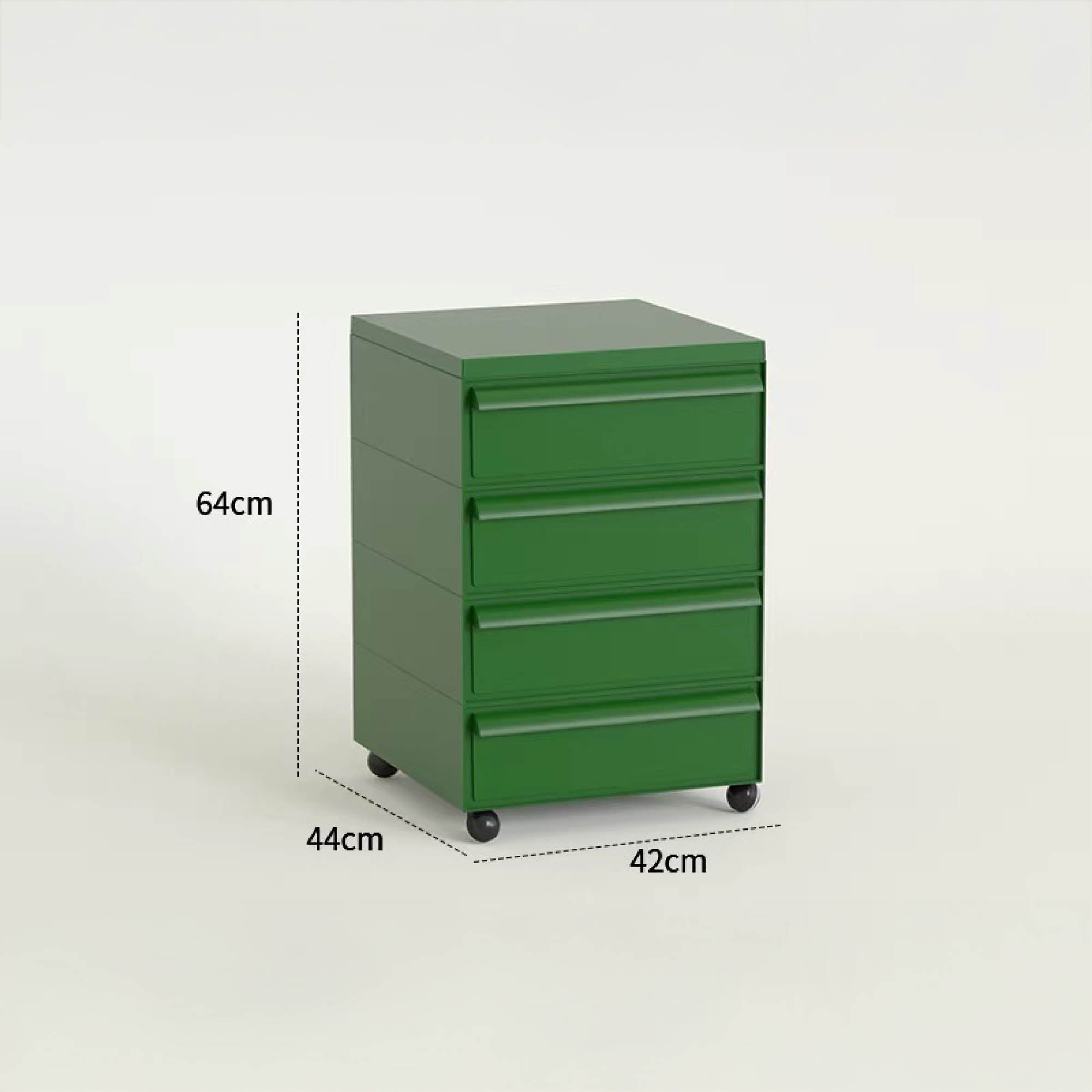 BYRON Mobile Storage Cabinet with Wheels (4 Tier)