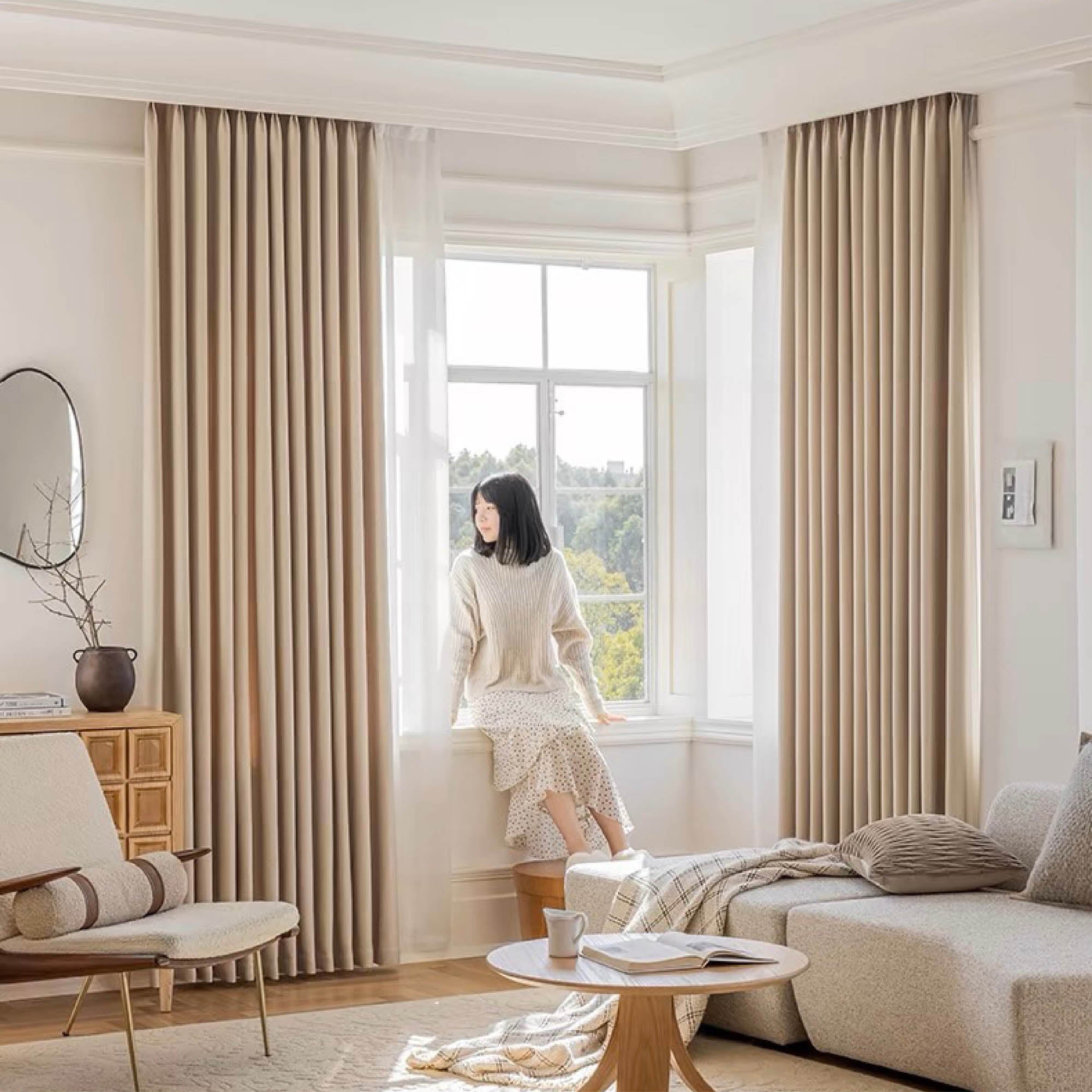 Linen Room Darkening Curtains