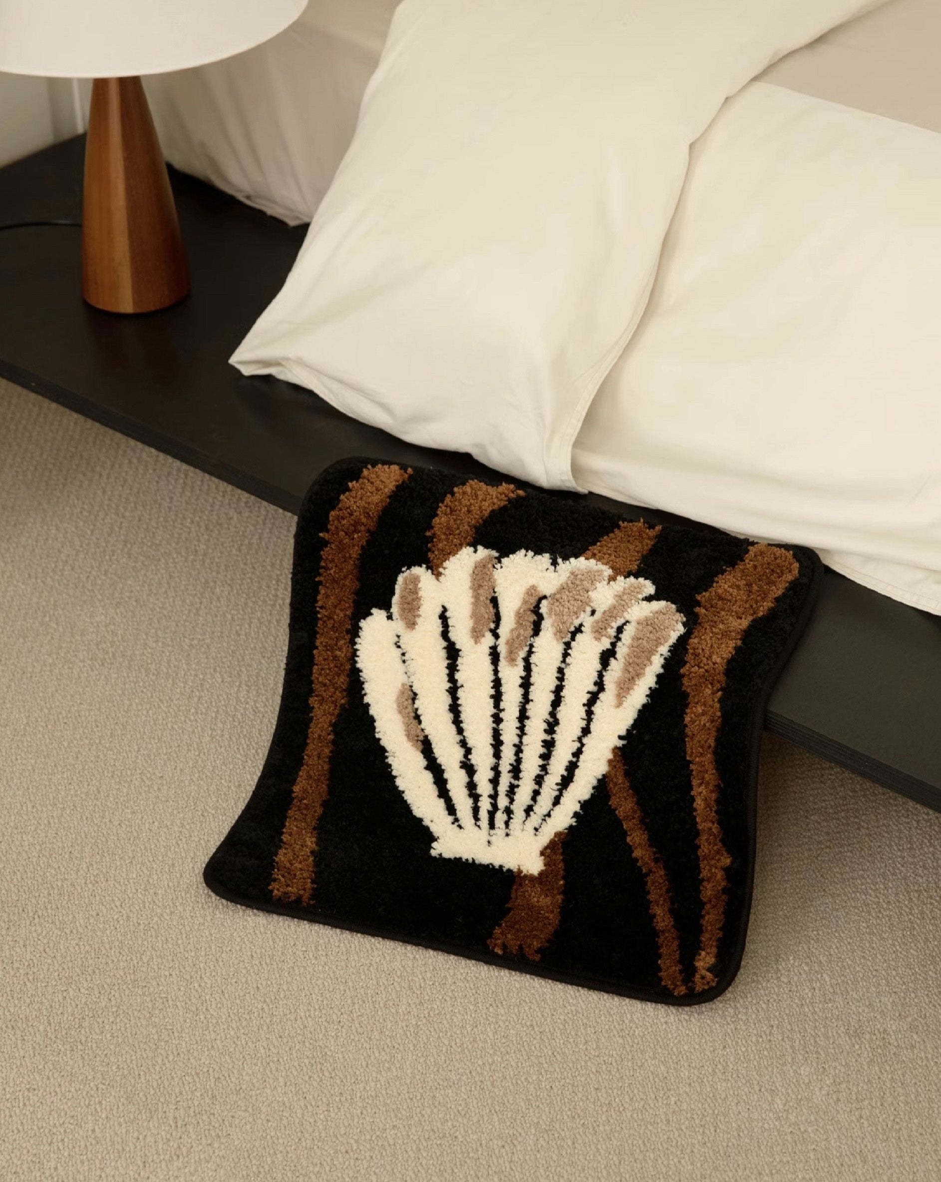 Seashell Striped Seat Cushion