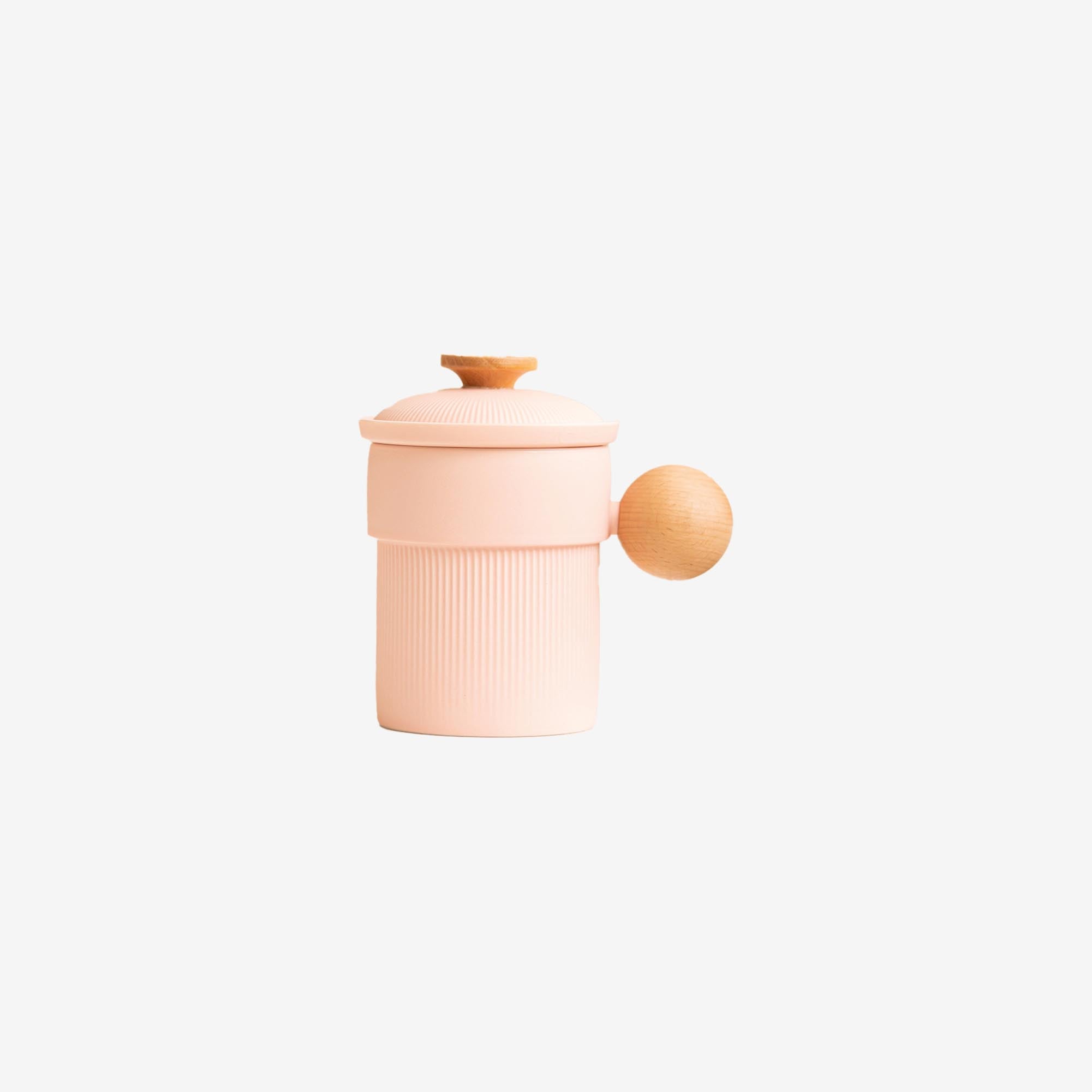 Tea Brewing Mug with Wooden Handle