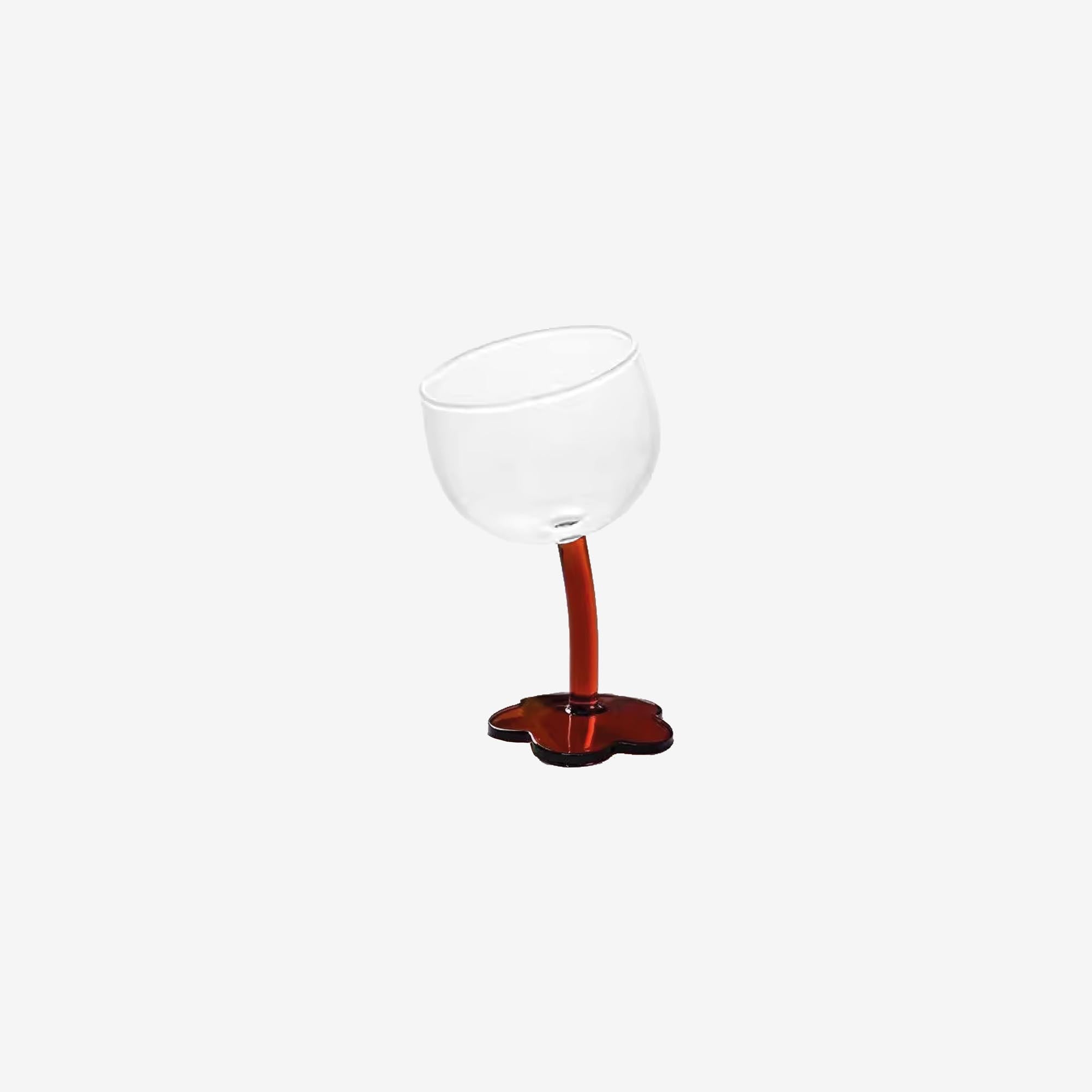 Wilted Flower Glass Cup