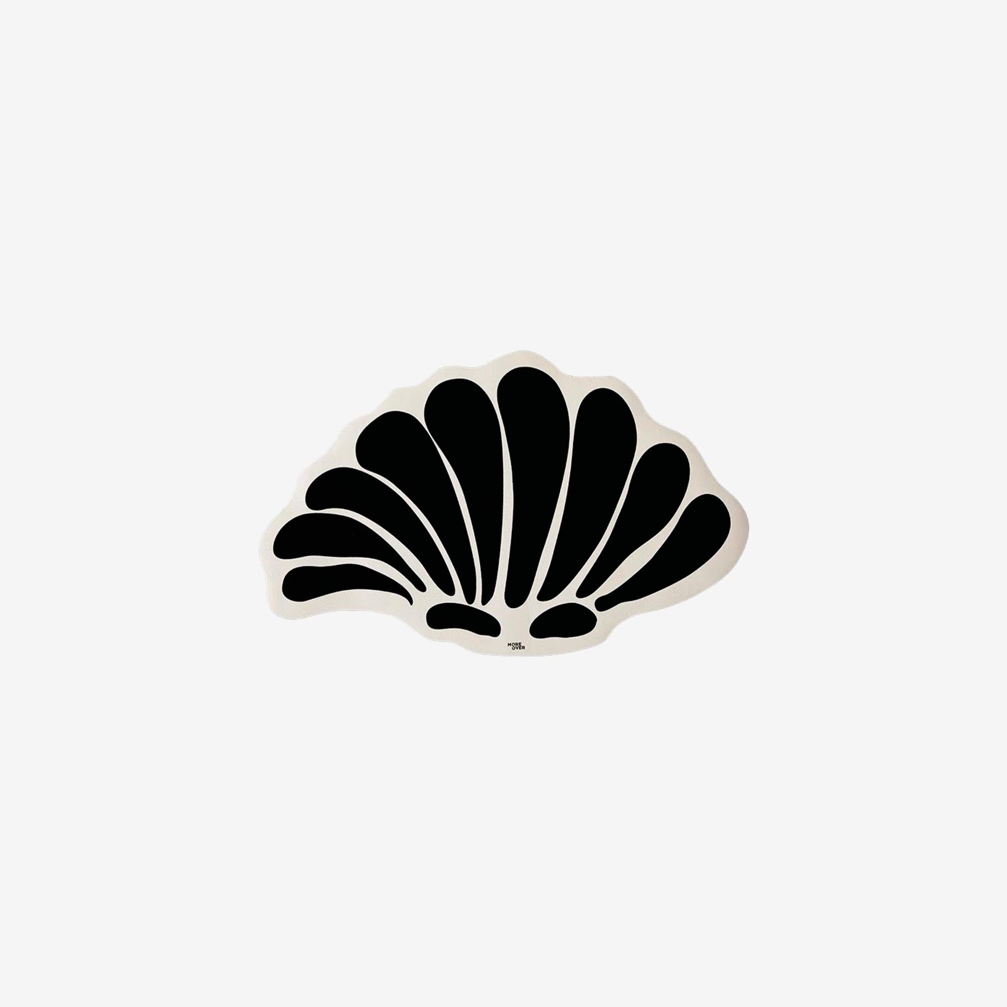 Black Seashell Placemat
