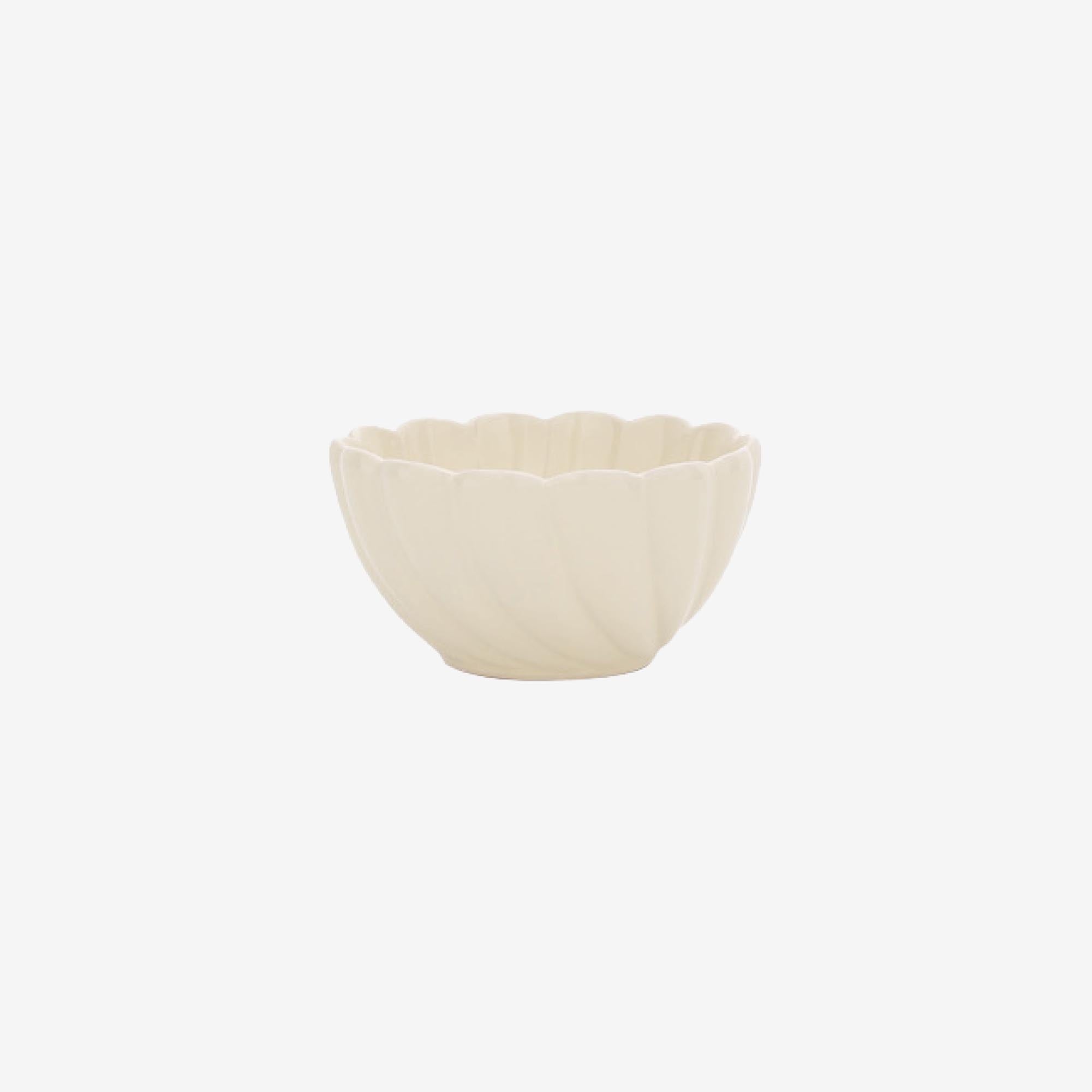 Swirl Edge Ceramic Bowl