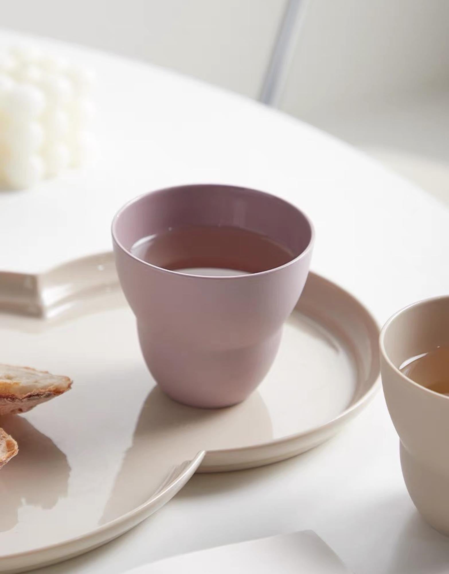 Curved Ceramic Cup