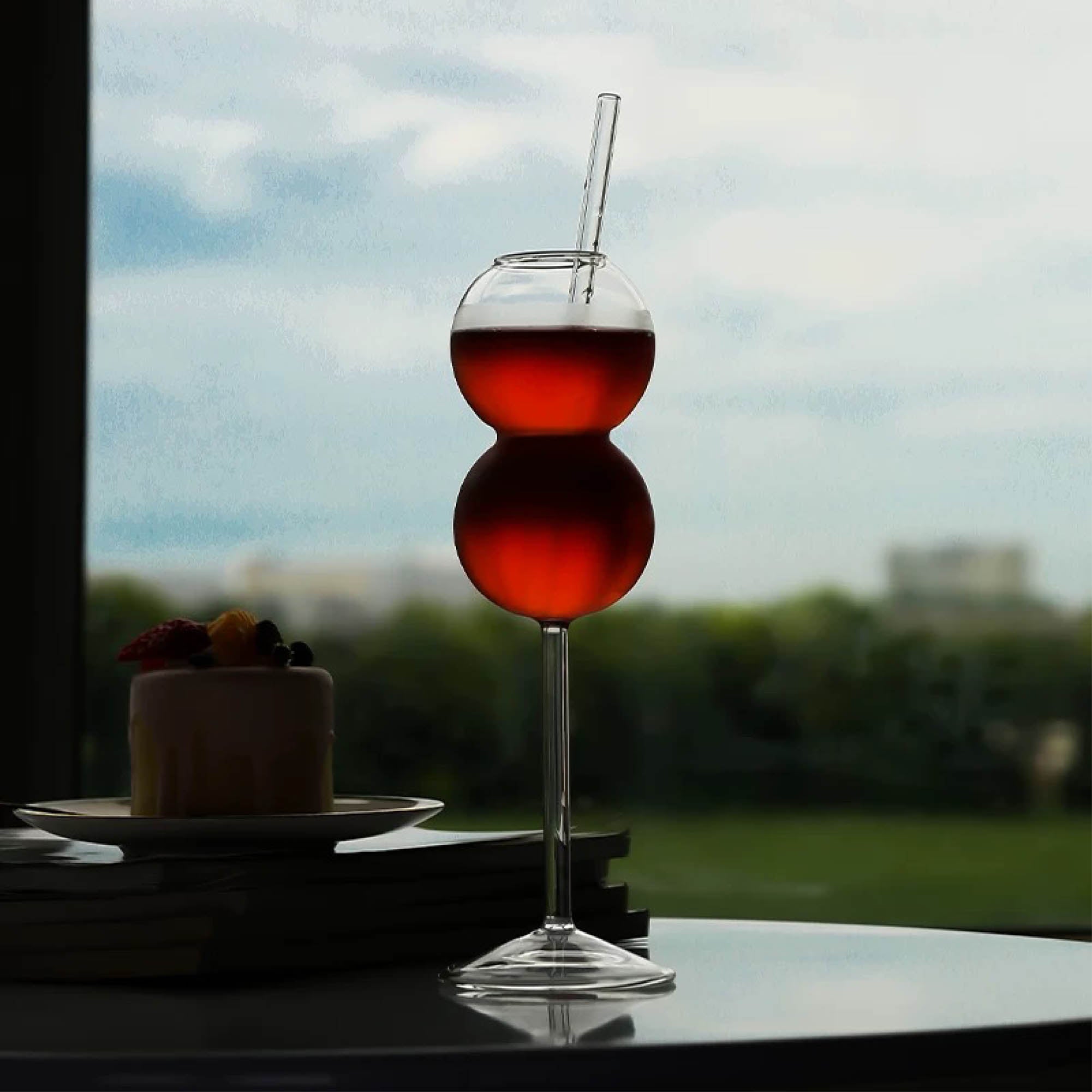 Bubble Wine Glass