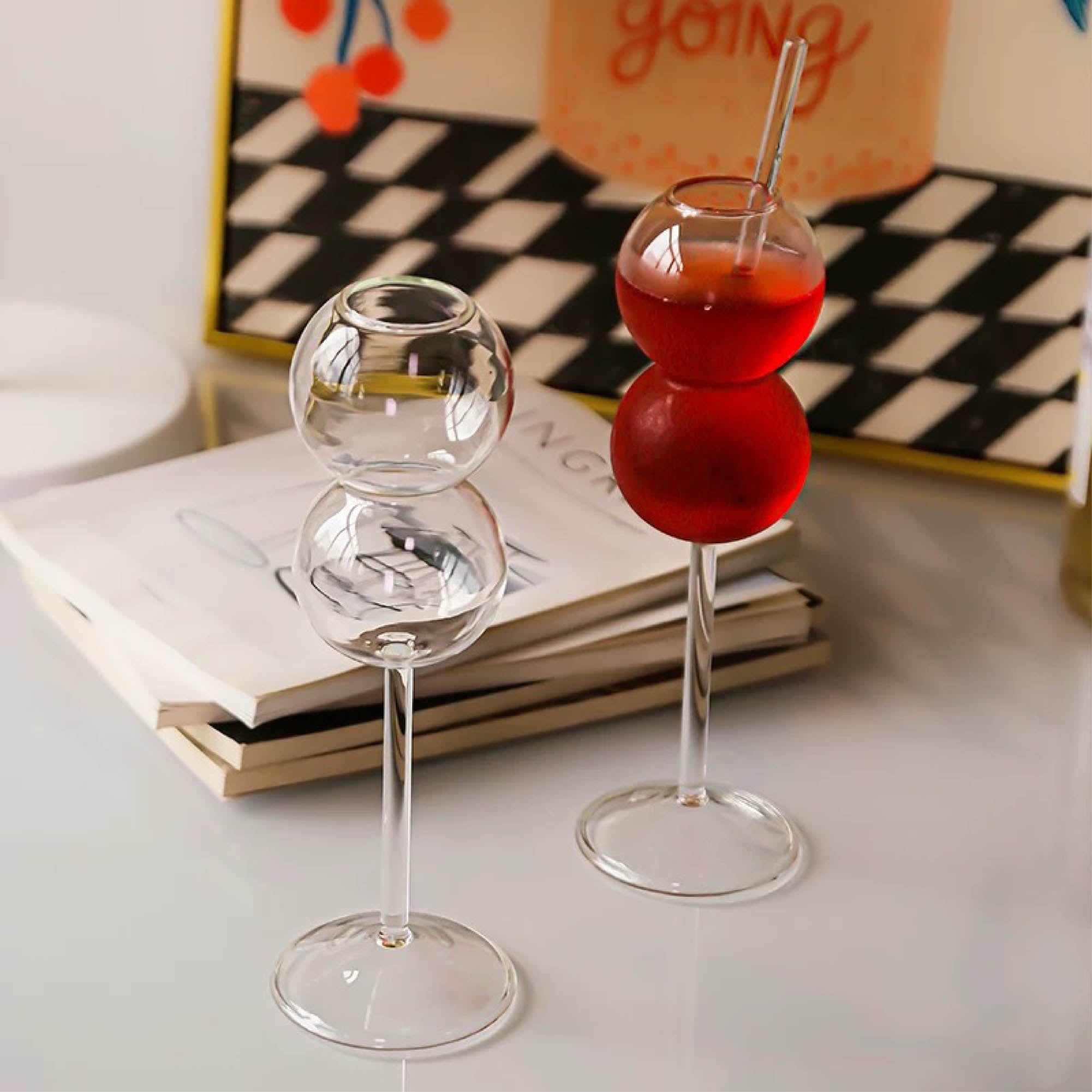 Bubble Wine Glass