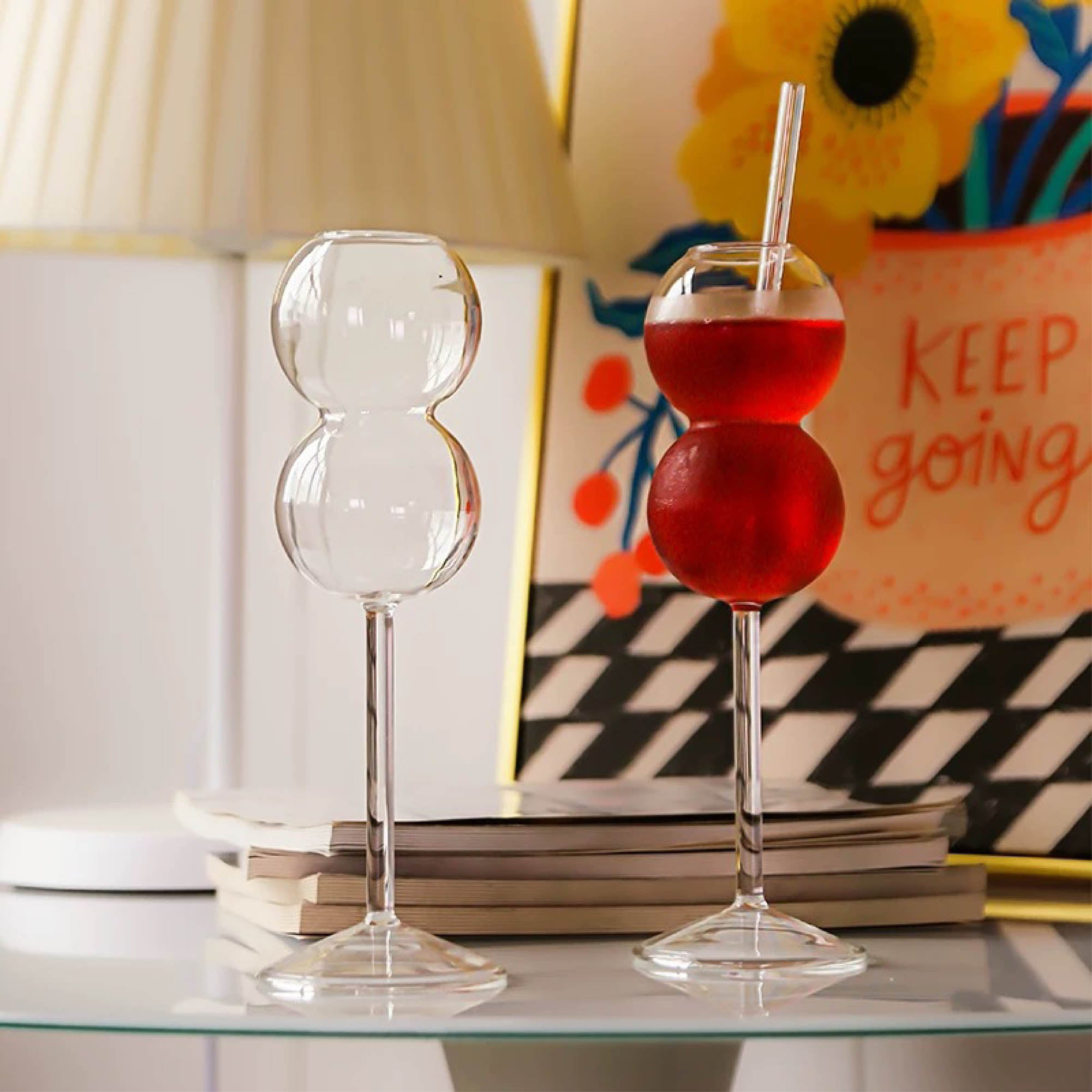 Bubble Wine Glass