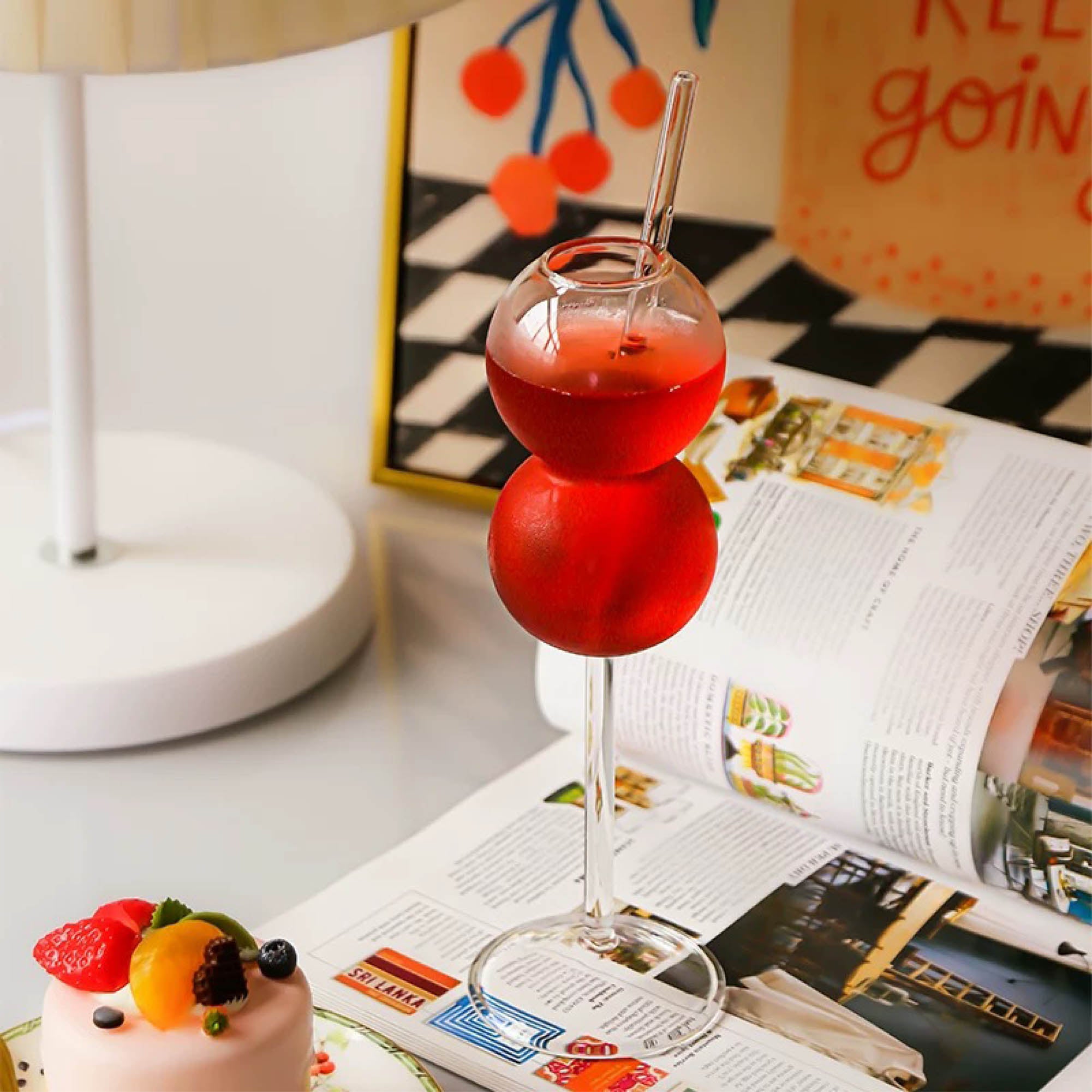 Bubble Wine Glass