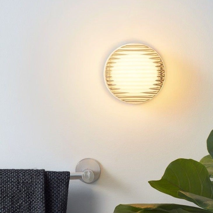 Jagged Round Wall Light