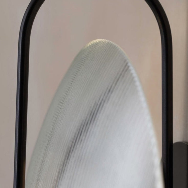 Ribbed Compass Wall Light