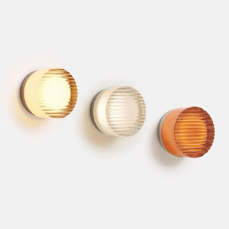 Jagged Round Wall Light