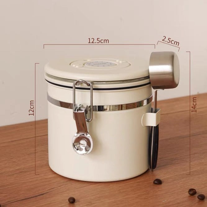 Metal Storage Jar