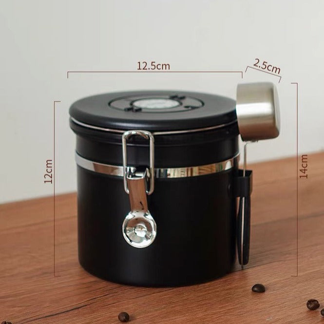 Metal Storage Jar