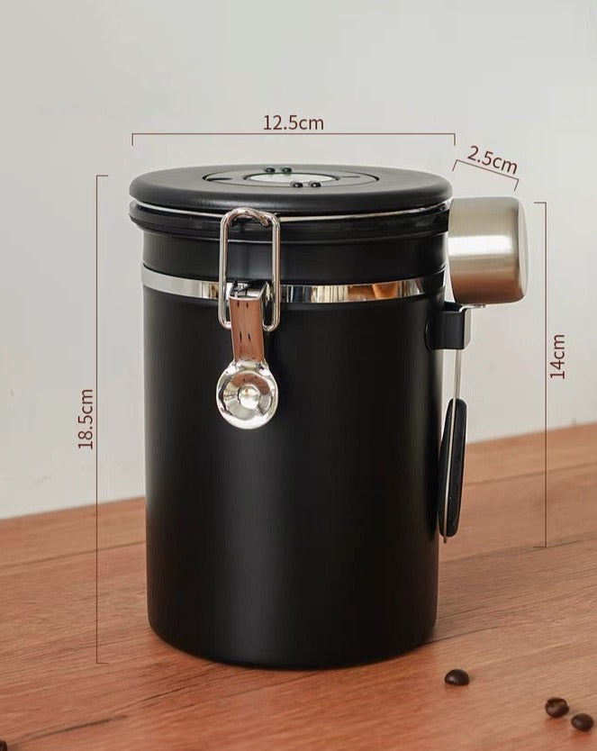 Metal Storage Jar