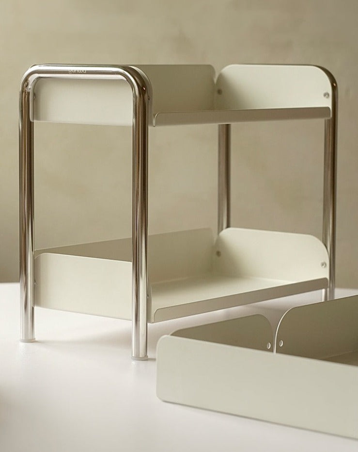 White Metal Rack
