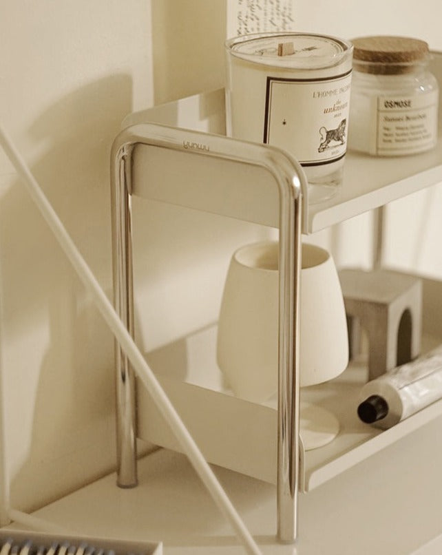 White Metal Rack