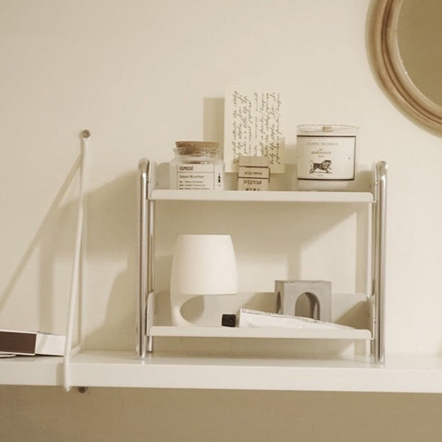 White Metal Rack