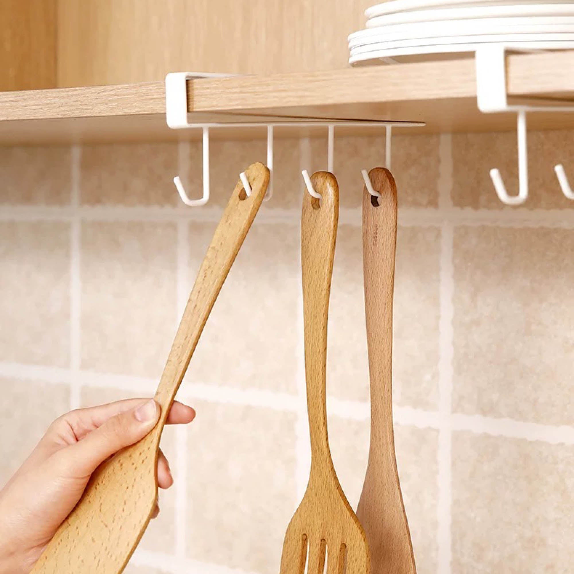 Hanging Under Cabinet Multi-Purpose Hook