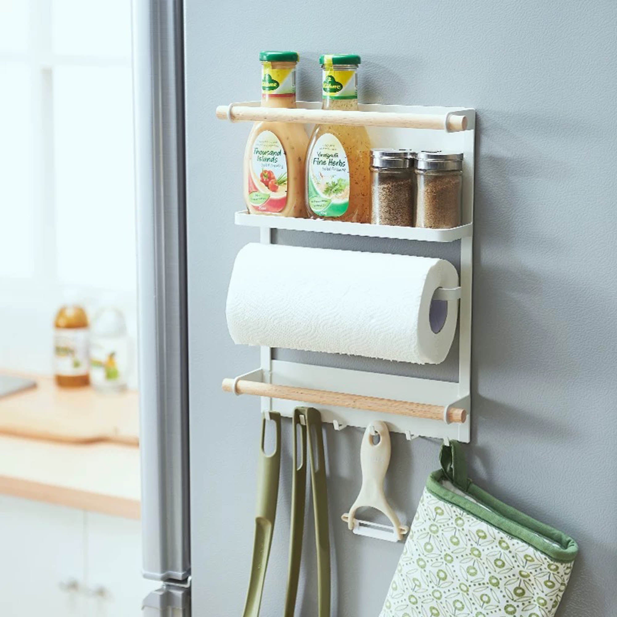 Magnetic Kitchen Storage Rack