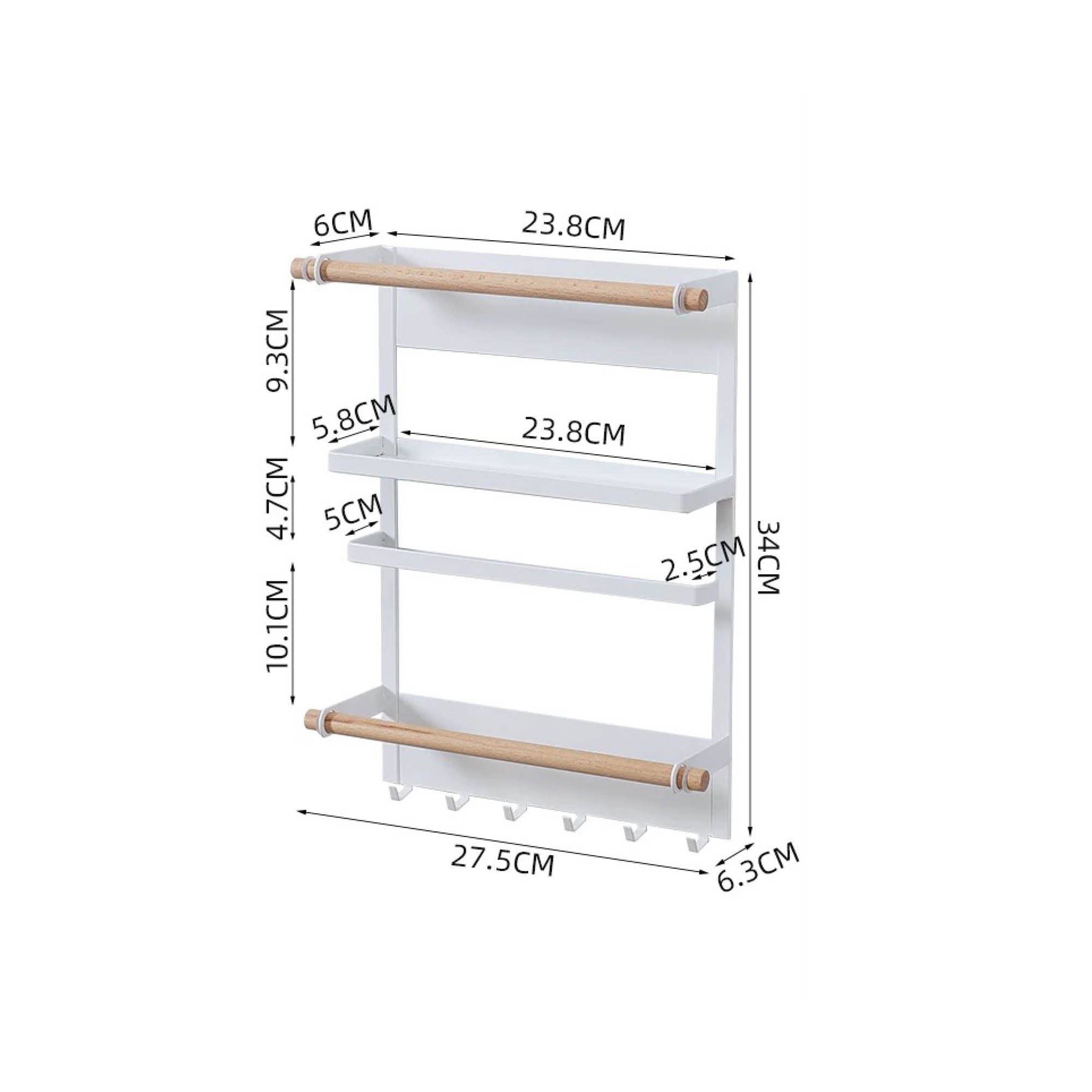 Magnetic Kitchen Storage Rack