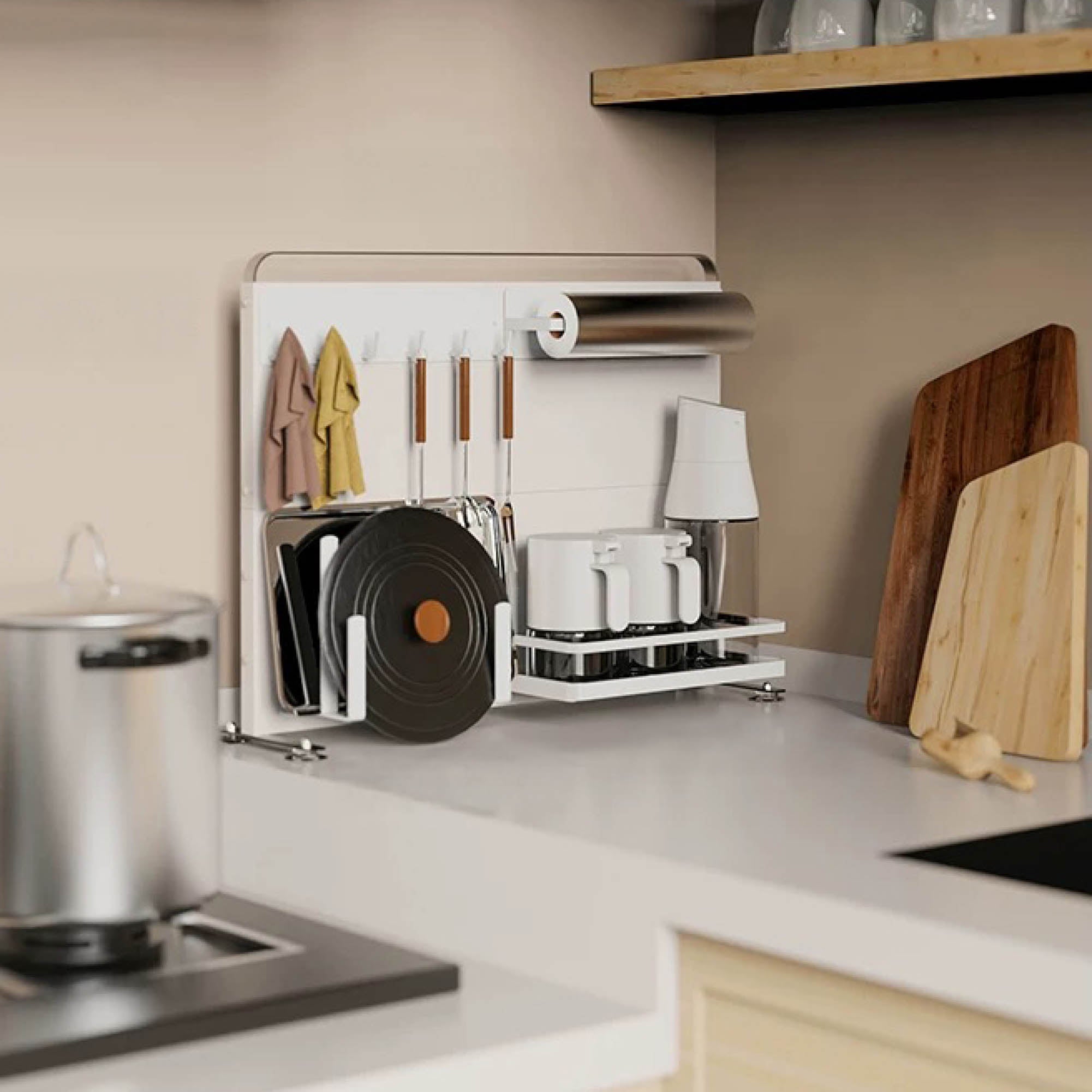 Magnetic Island Storage Shelf Board