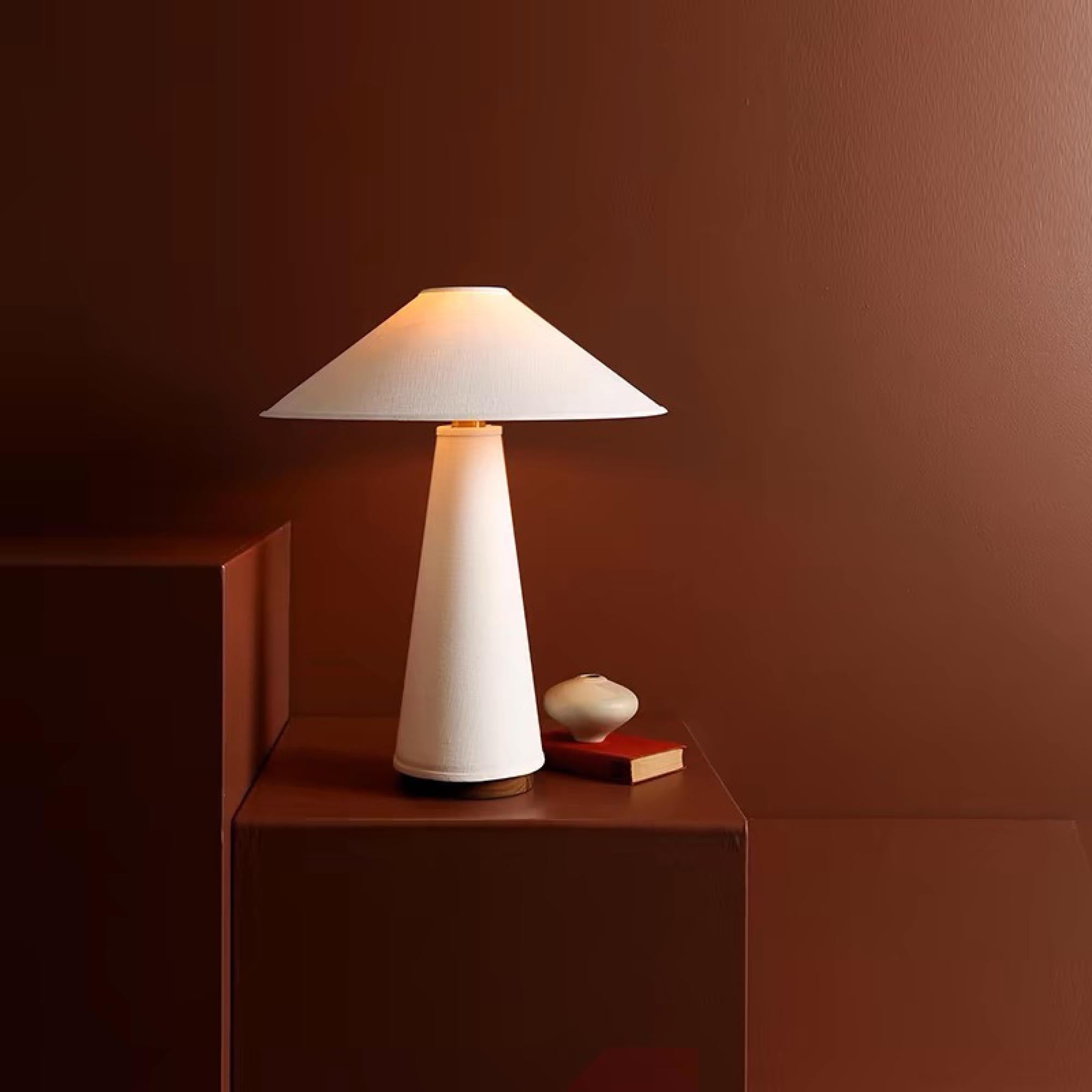 Coni White Table Lamp