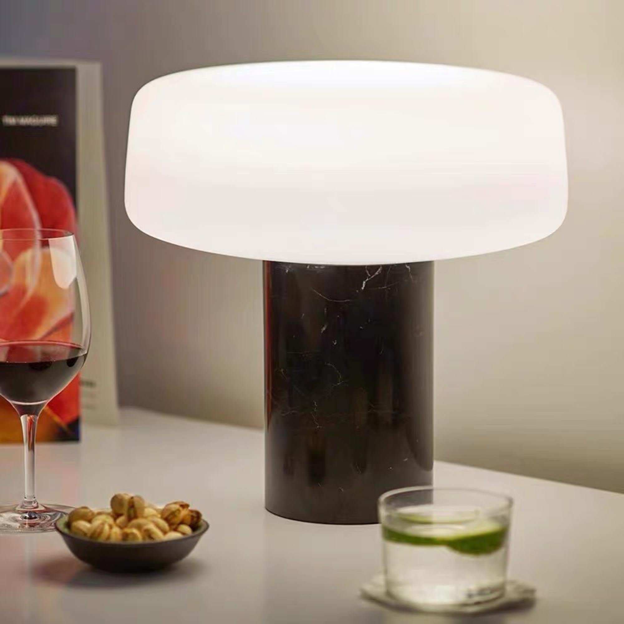 Moon Stone Table Lamp