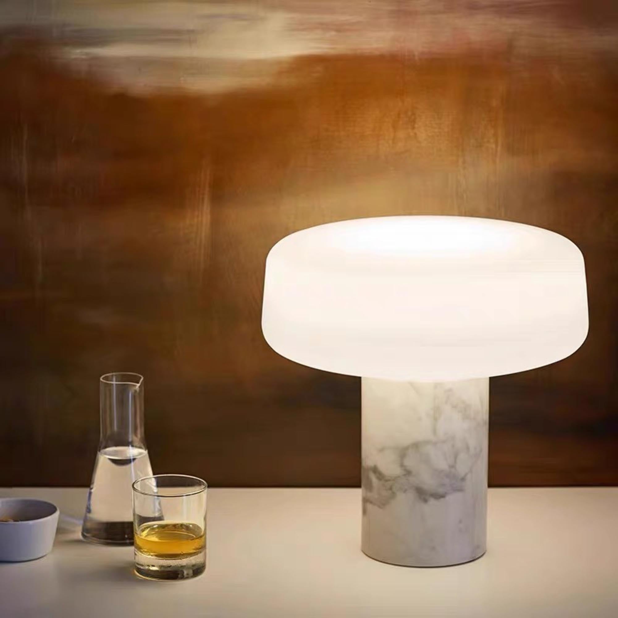 Moon Stone Table Lamp