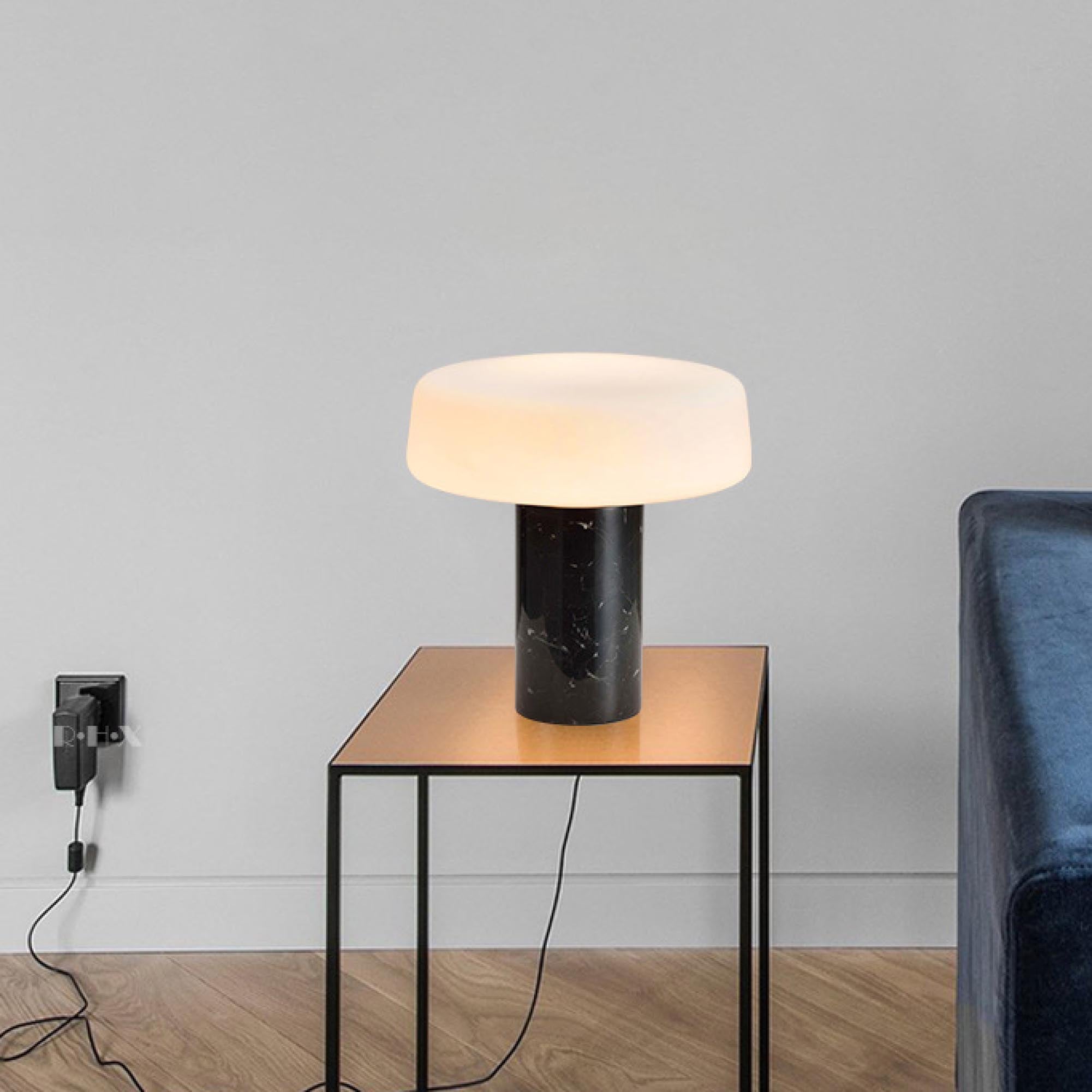 Moon Stone Table Lamp