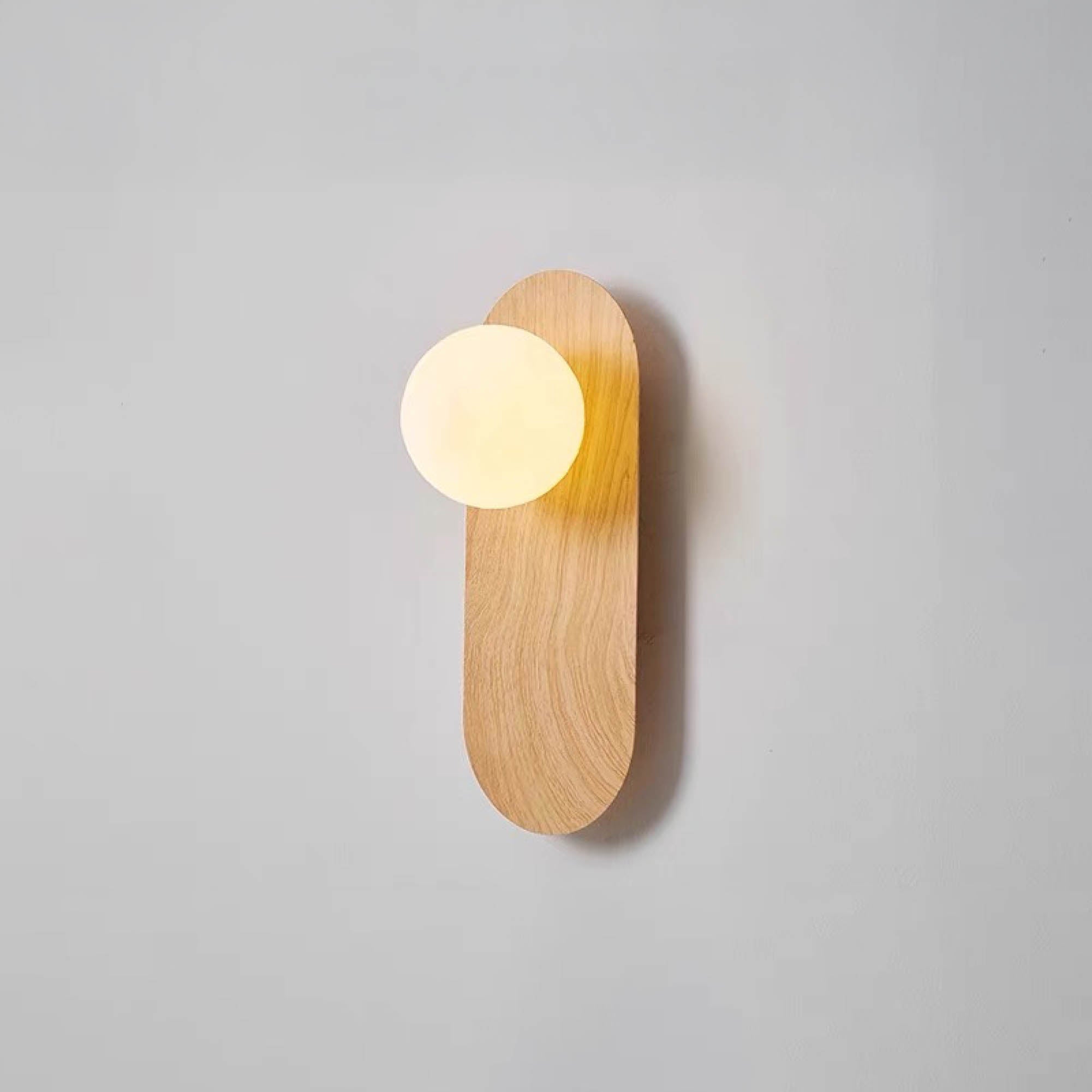 VANSE Wood Wall Light