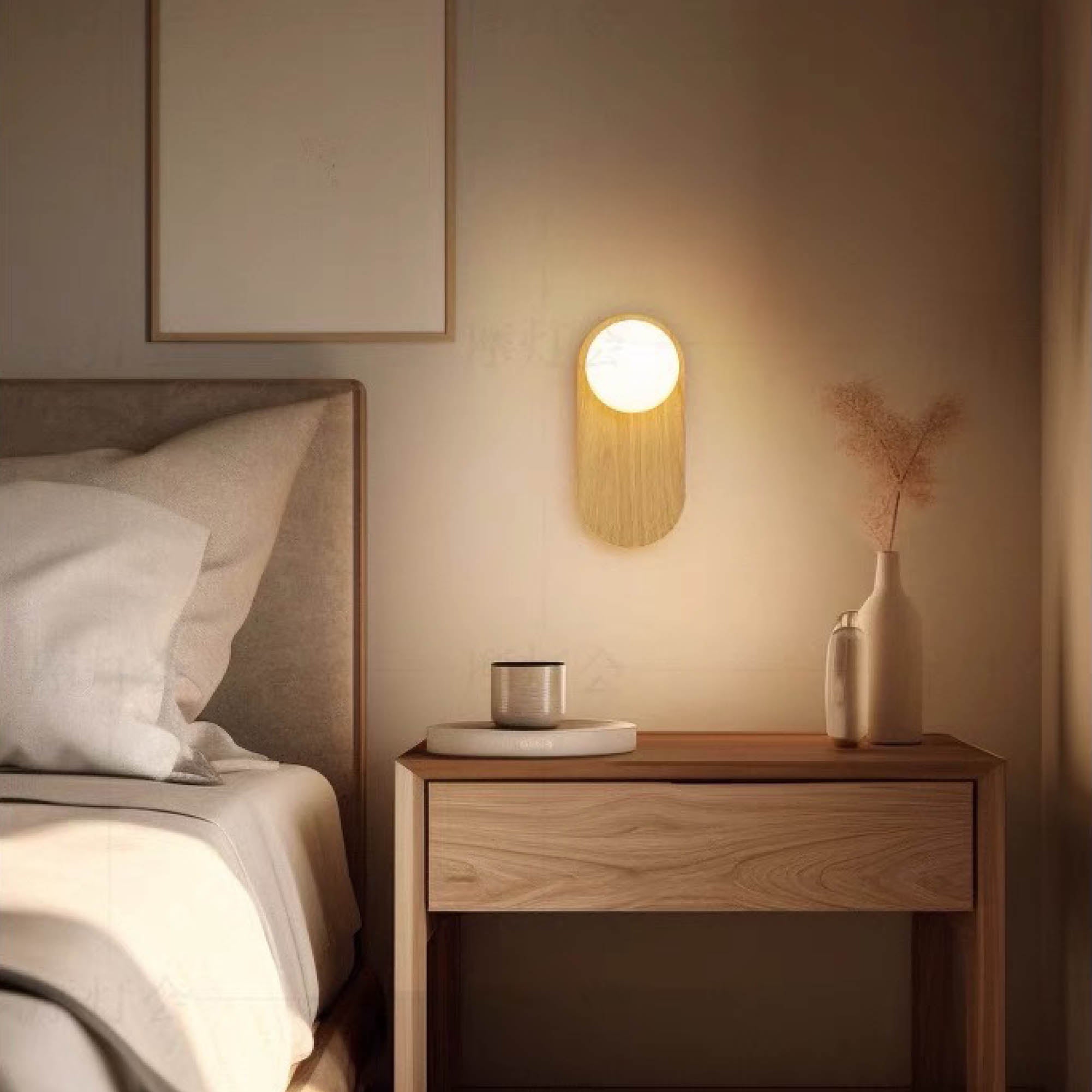 VANSE Wood Wall Light