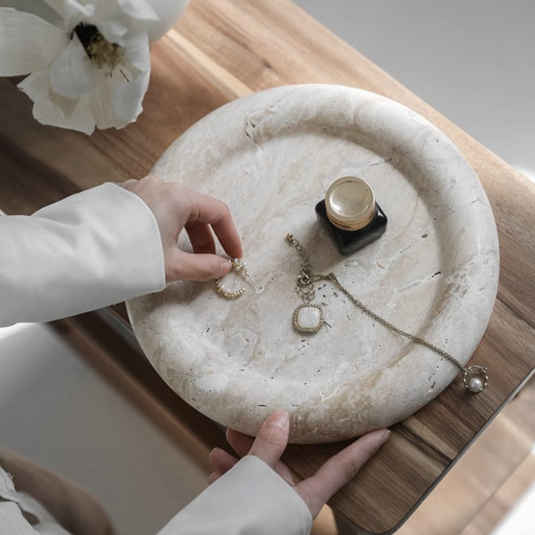 Round Stone Plate