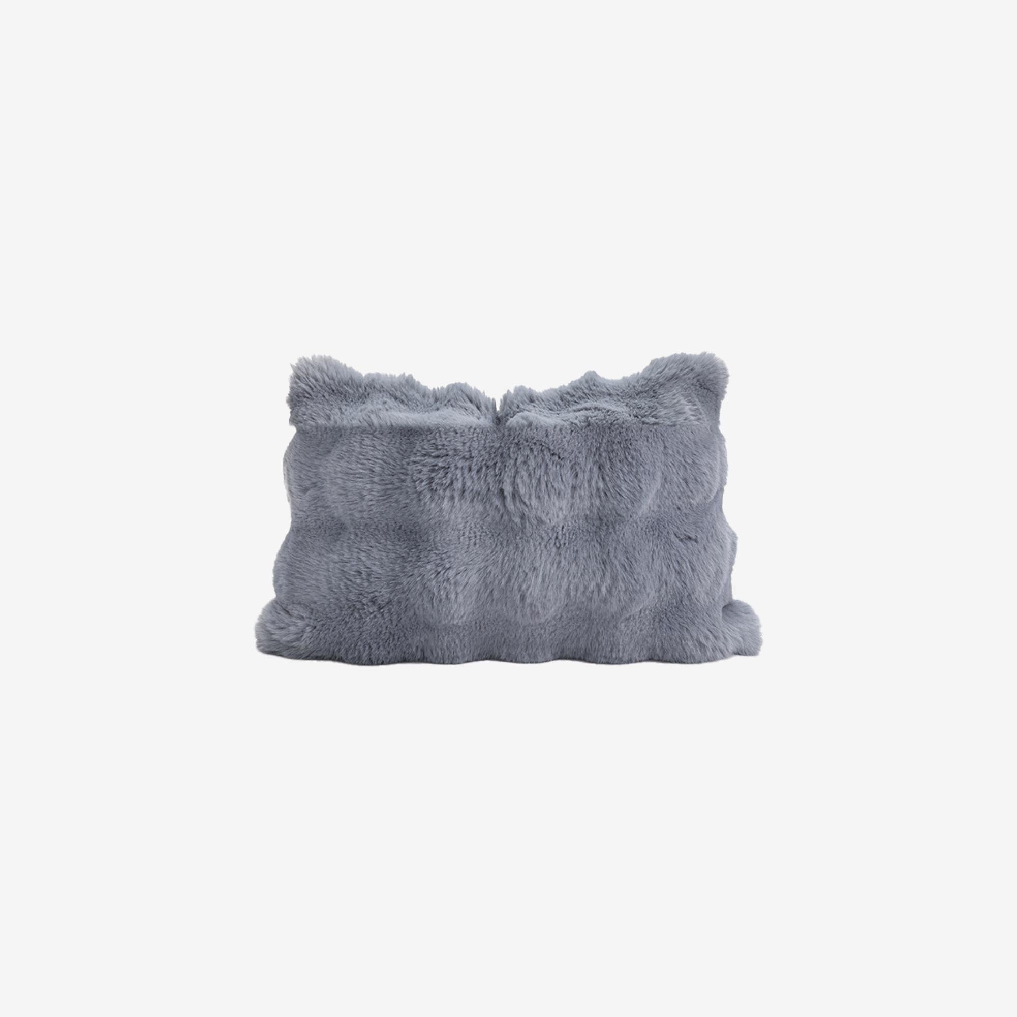 Faux Rabbit Fur Cushion Cover